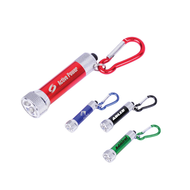 01167PS Super Bright LED Flashlight with Carabiner