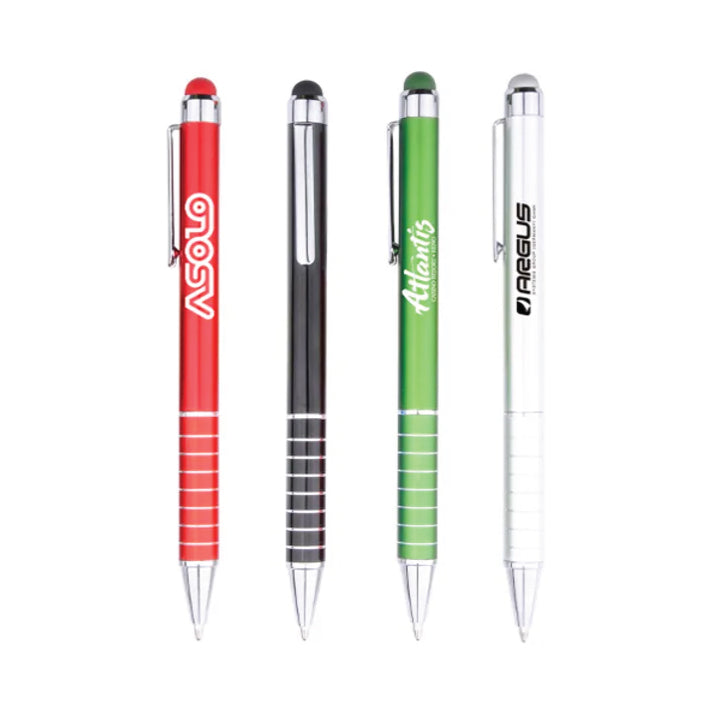 015PS Retro Aluminum Ballpoint Pen with Stylus