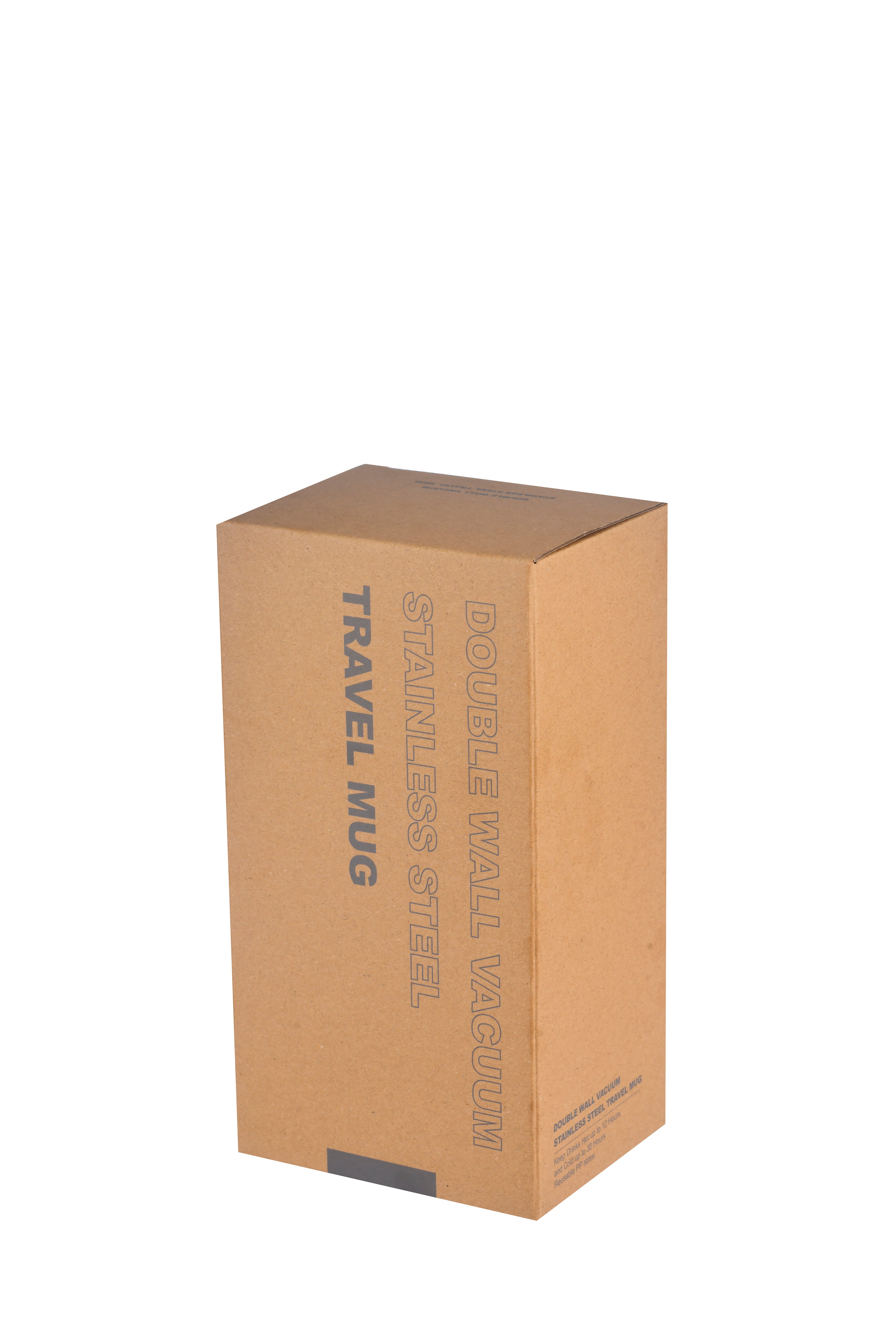 1-013U 40oz Premium Stainless Travel Mug w/ Handle and Straw