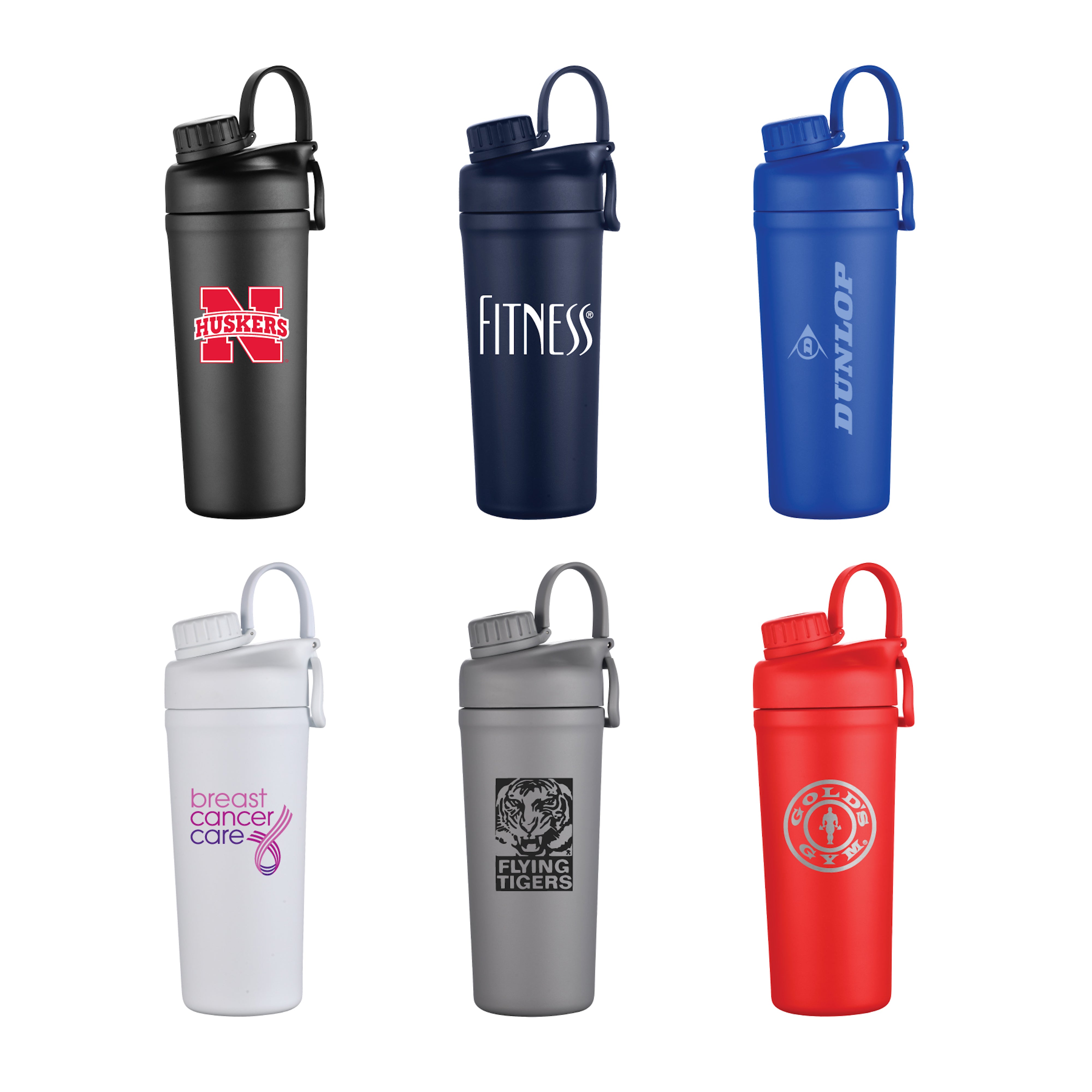 1-055U Fit 26oz Double Wall Stainless Steel Shaker Bottle