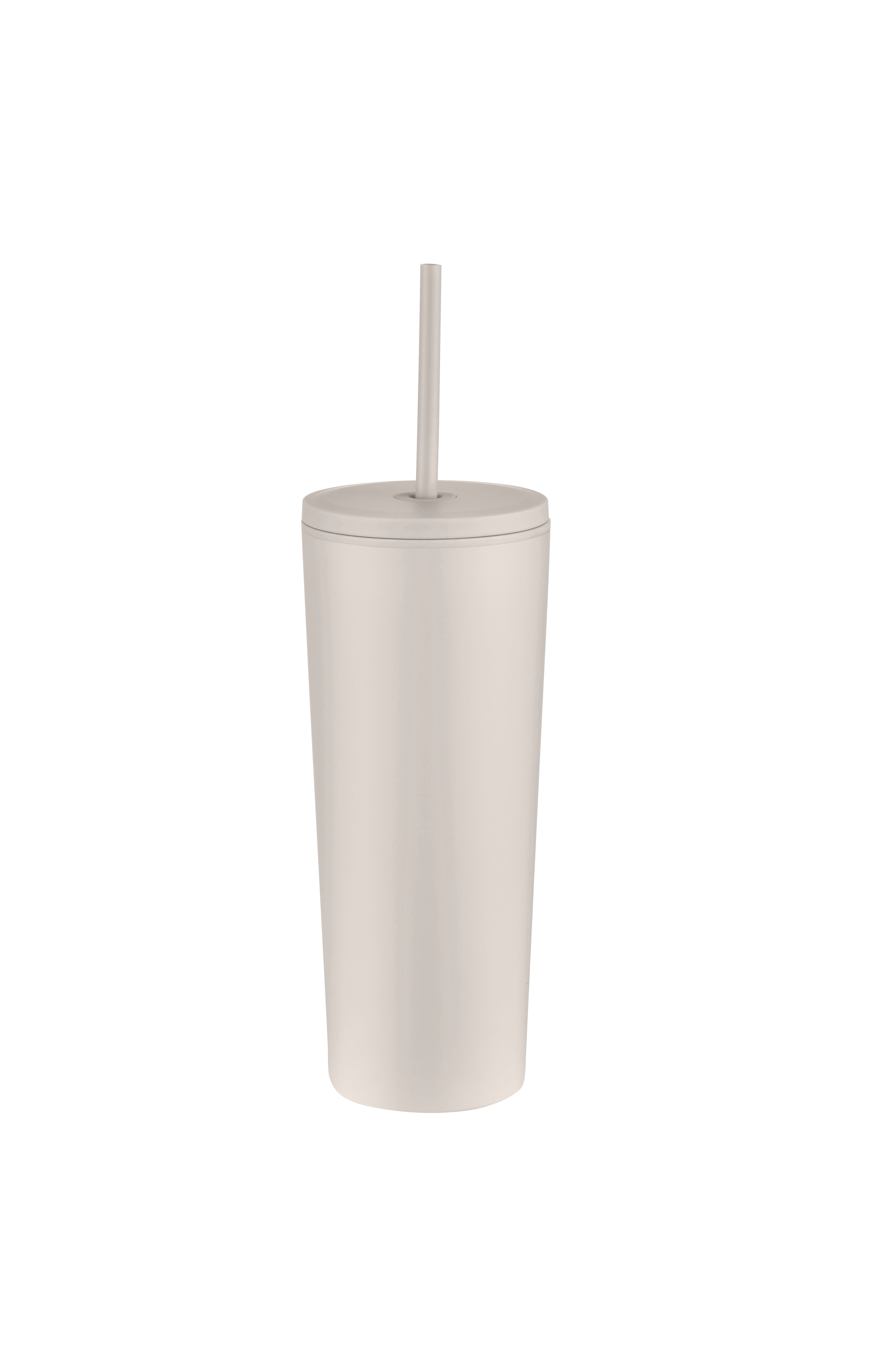 1-100U Cafe 24oz Tumbler with Leakproof Lid and Straw
