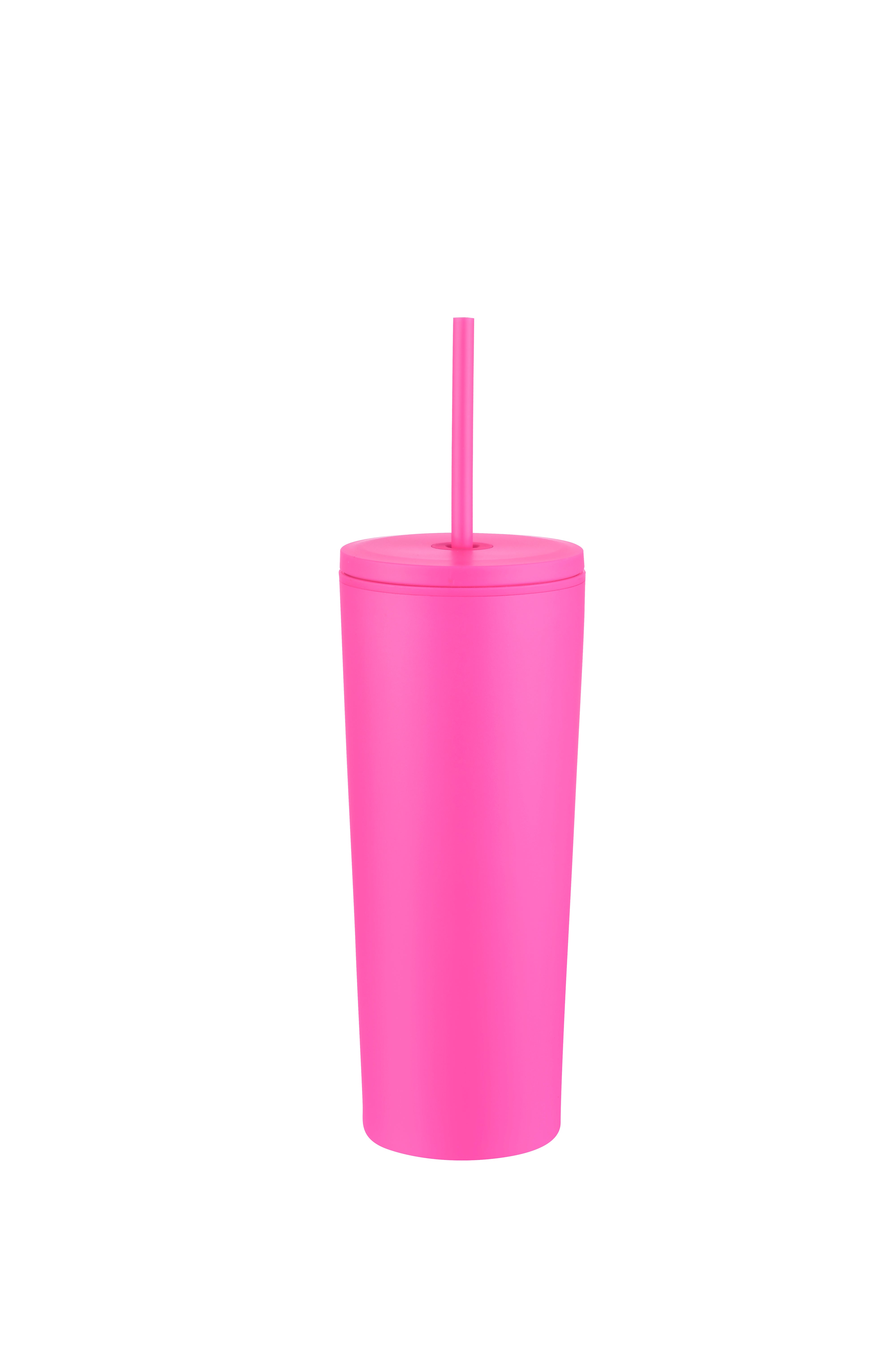 1-100U Cafe 24oz Tumbler with Leakproof Lid and Straw