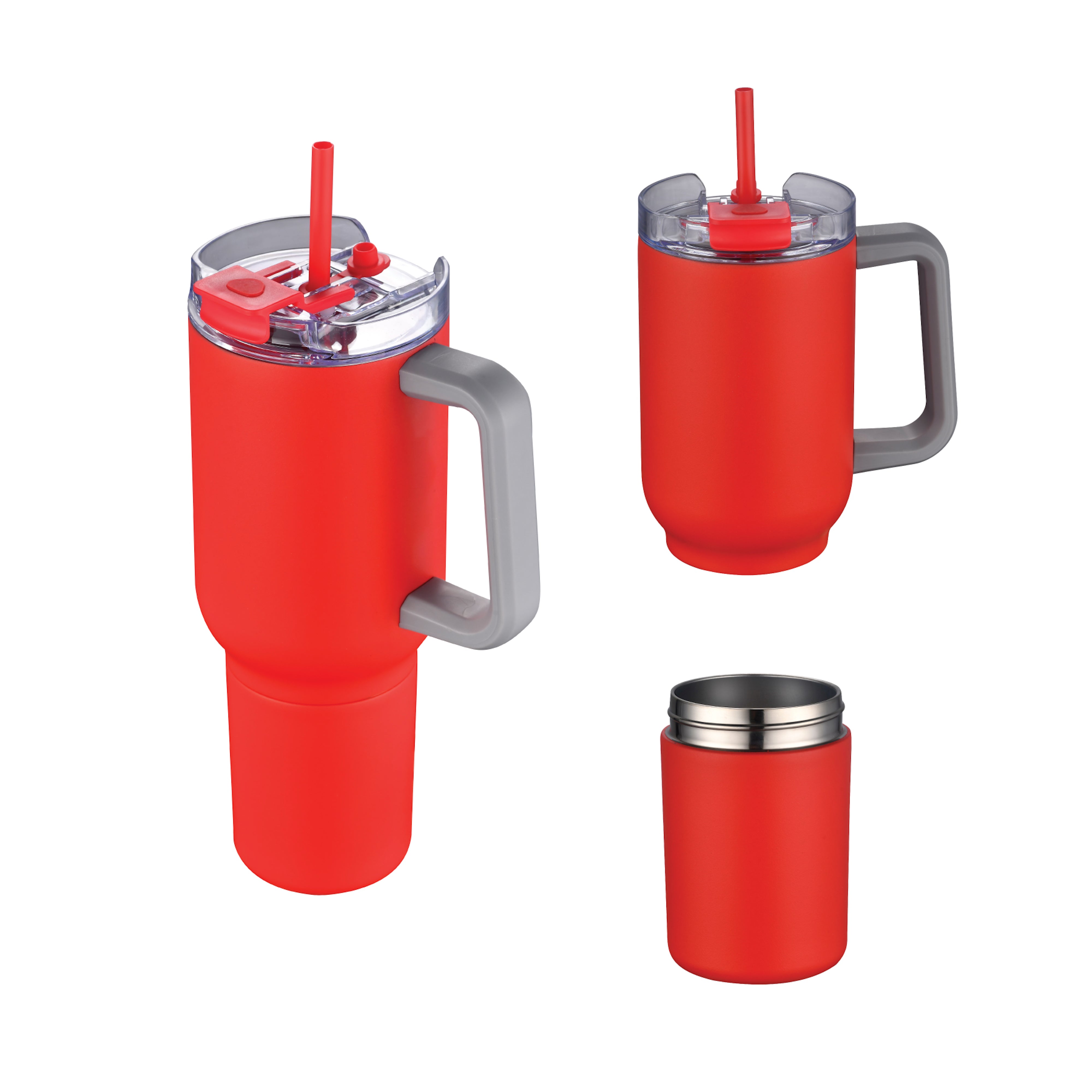 1-213U SnowCap 21oz Travel Tumbler and Can Cooler Combo