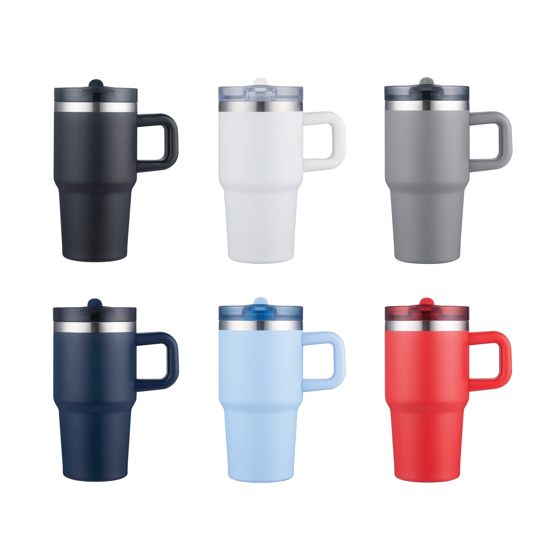 1-237U Refresh 20oz Stainless Steel Travel Mug with Fold Straw