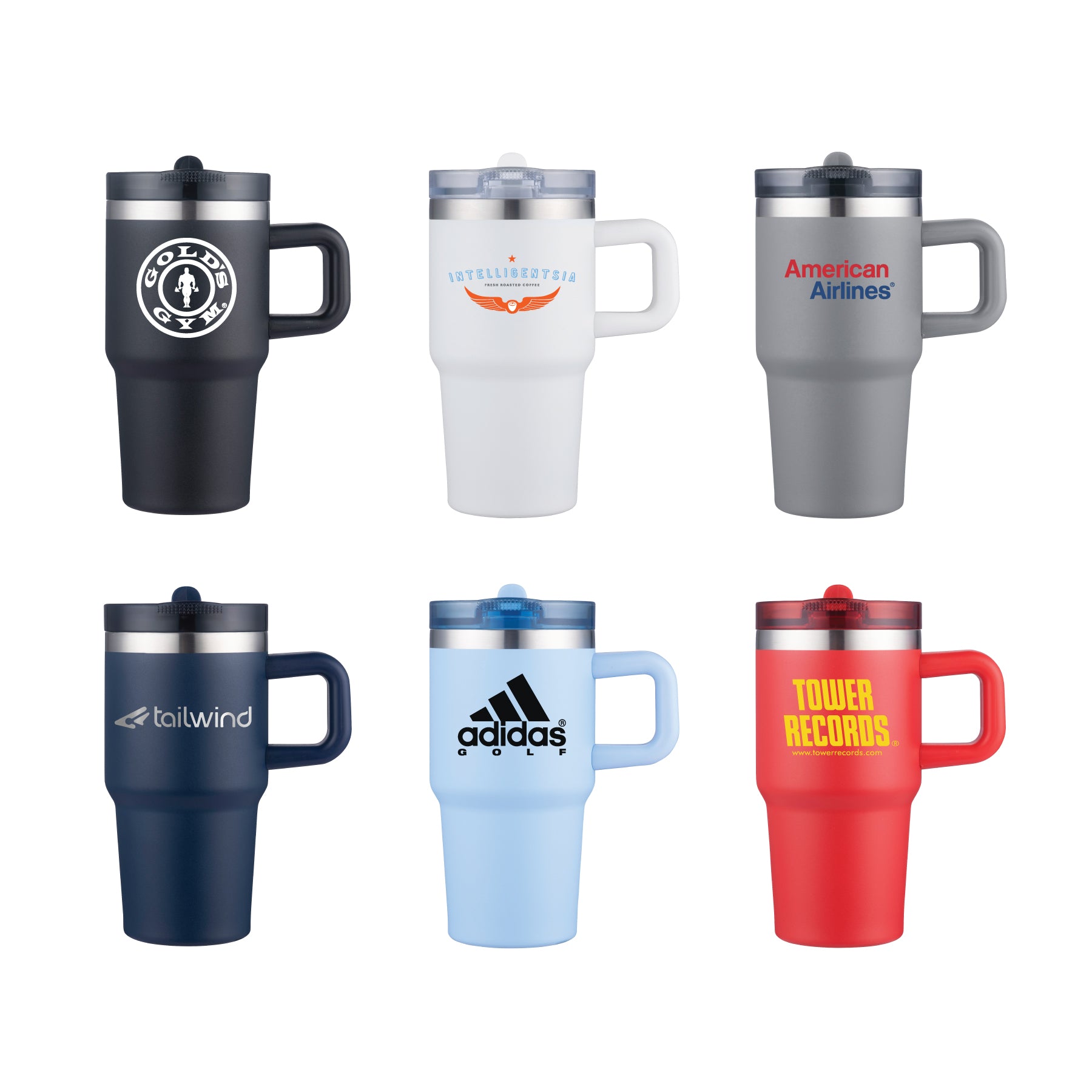 1-237U Refresh 20oz Stainless Steel Travel Mug with Fold Straw
