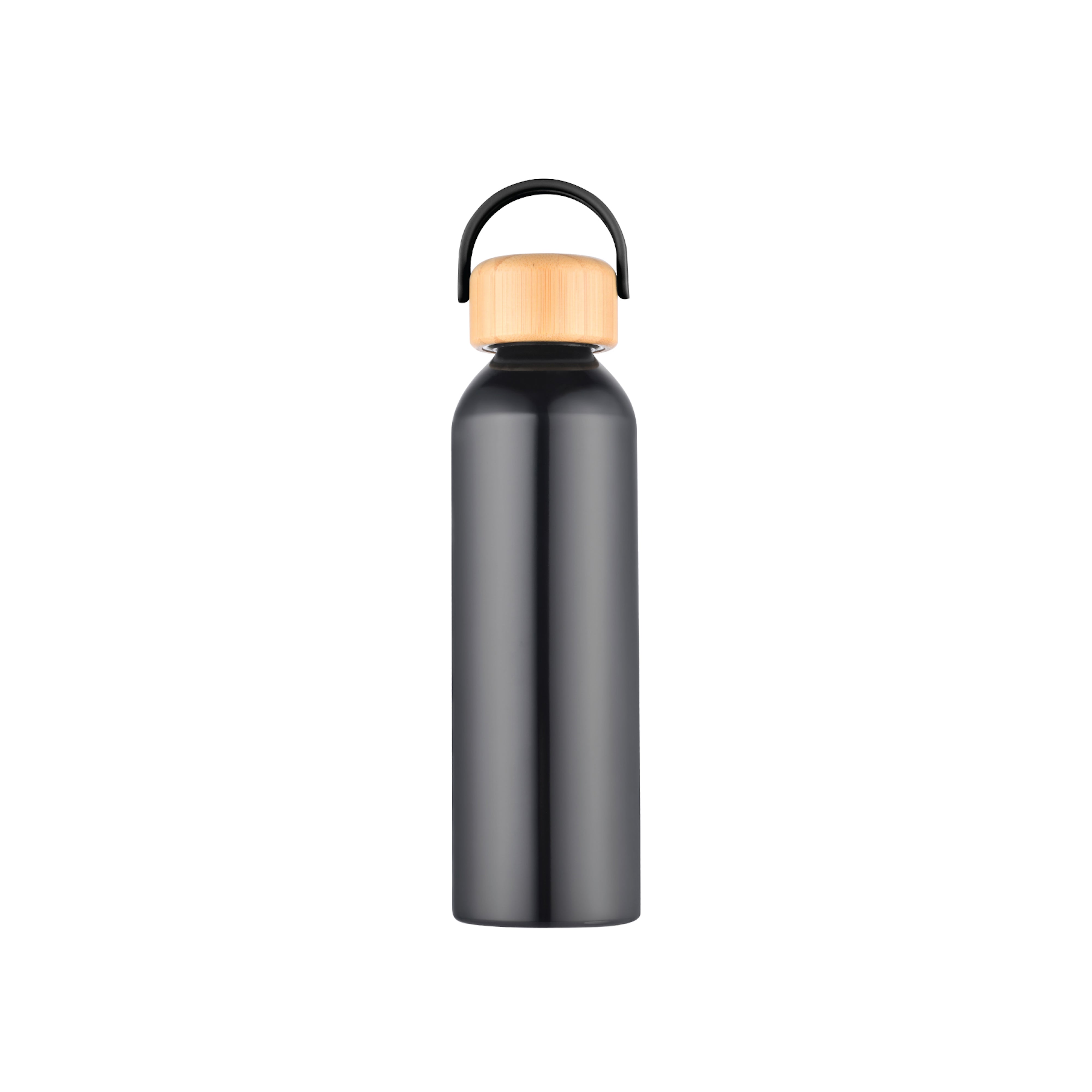 1-522U 24 oz Recycled Aluminum Bottle with Bamboo Lid