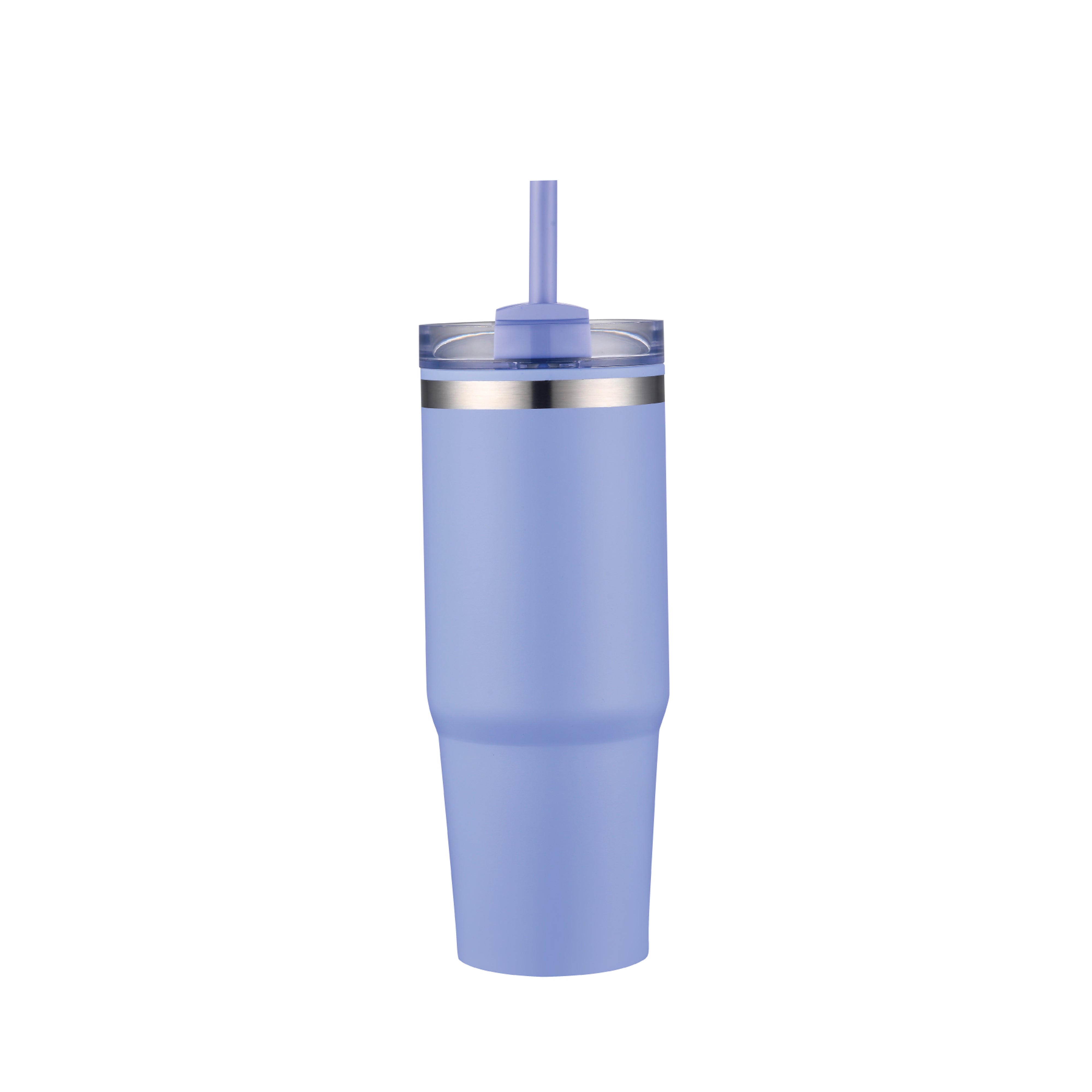1-611U 30 oz Straw Double Wall Stainless Tumbler with Plastic Liner