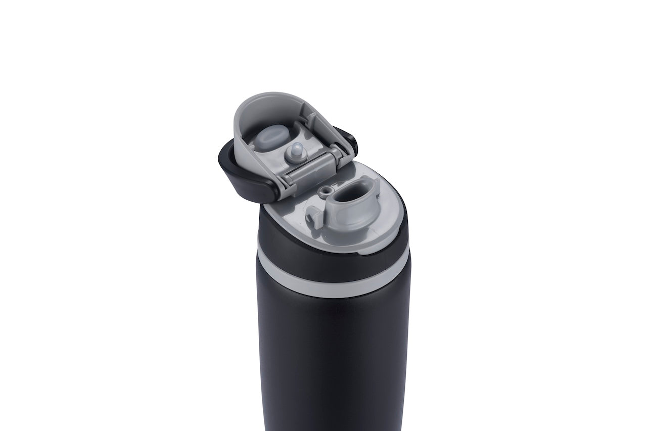 1-713U Solo 28oz Stainless Double Wall Vacuum Bottle with Locking Handle