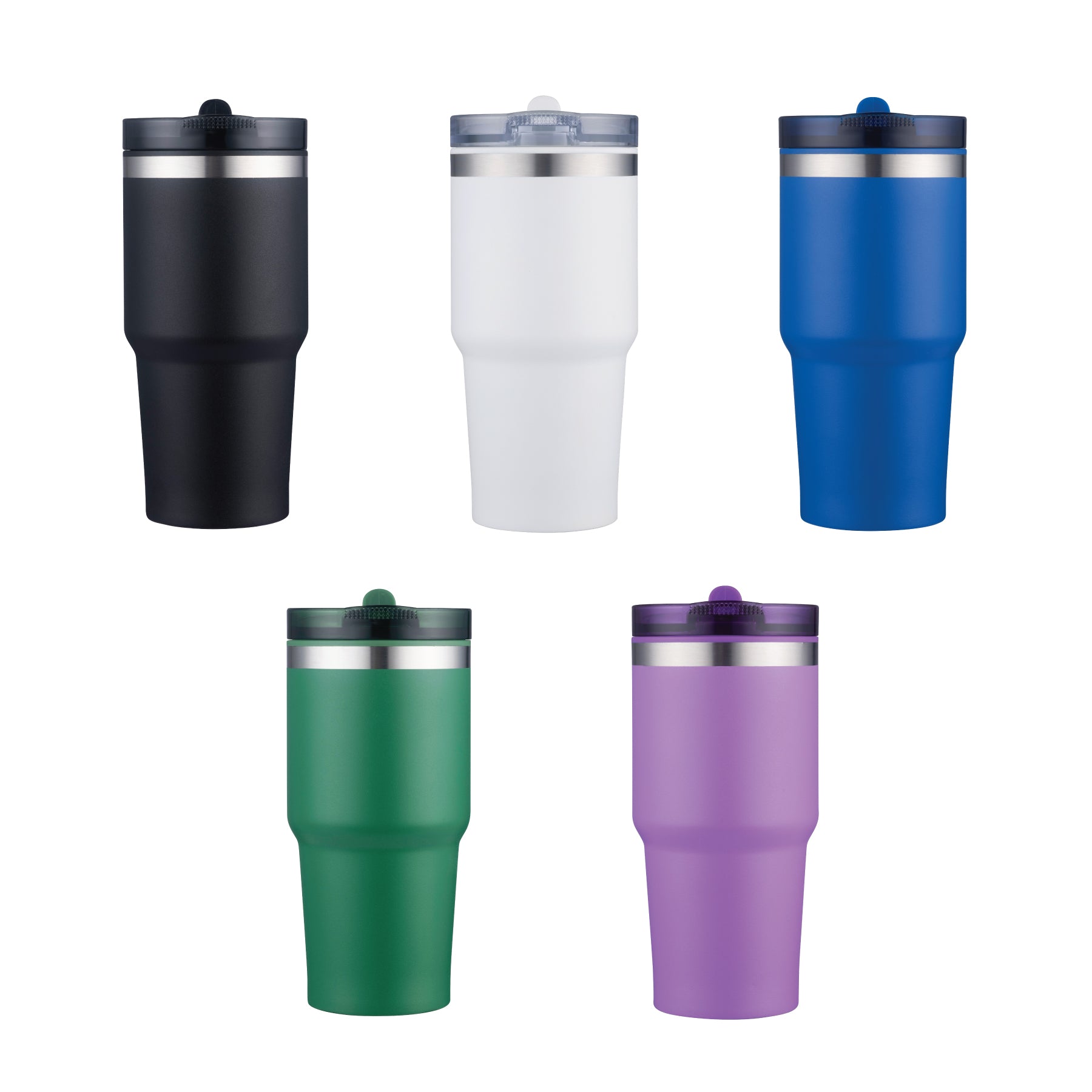 1-977U Refresh 20oz Stainless Steel Travel Tumbler with Fold Straw
