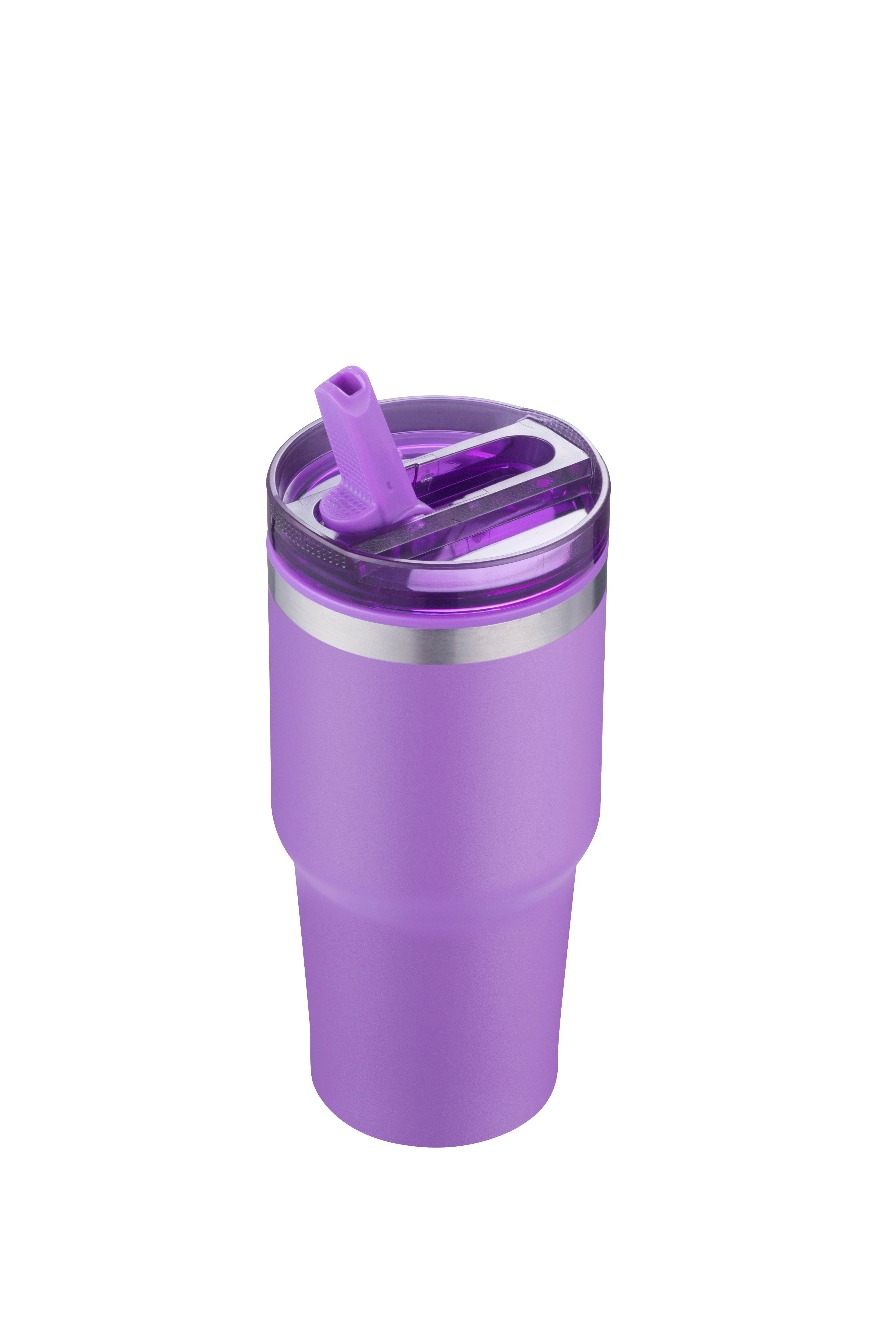 1-977U Refresh 20oz Stainless Steel Travel Tumbler with Fold Straw