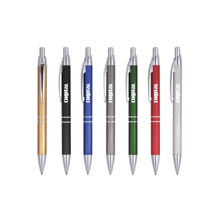 10008PS Aluminum Retractable Click Ballpoint Pen