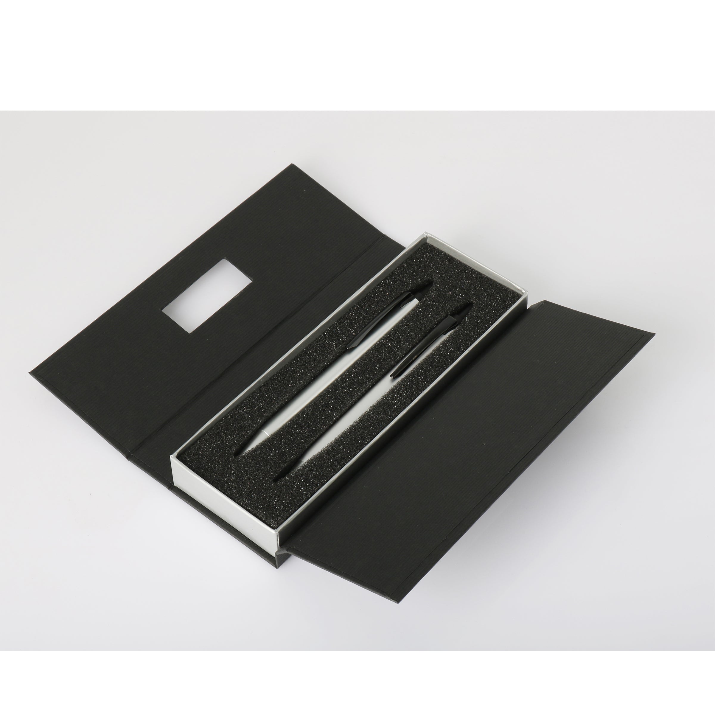 10021SPS Triangle Metal Pen and Pencil Set