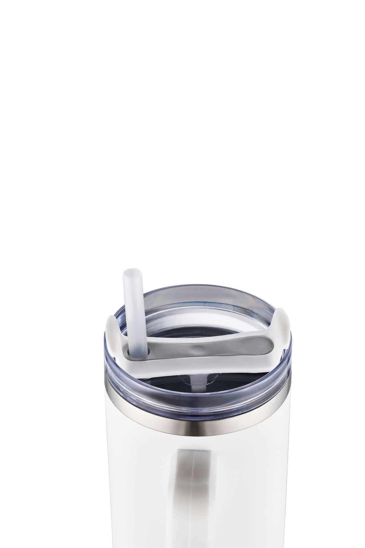 1-013U 40oz Premium Stainless Travel Mug w/ Handle and Straw