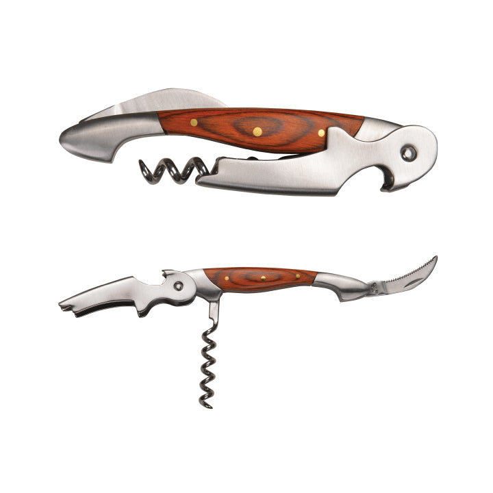 20006PS Crafted Wood Wine Corkscrew