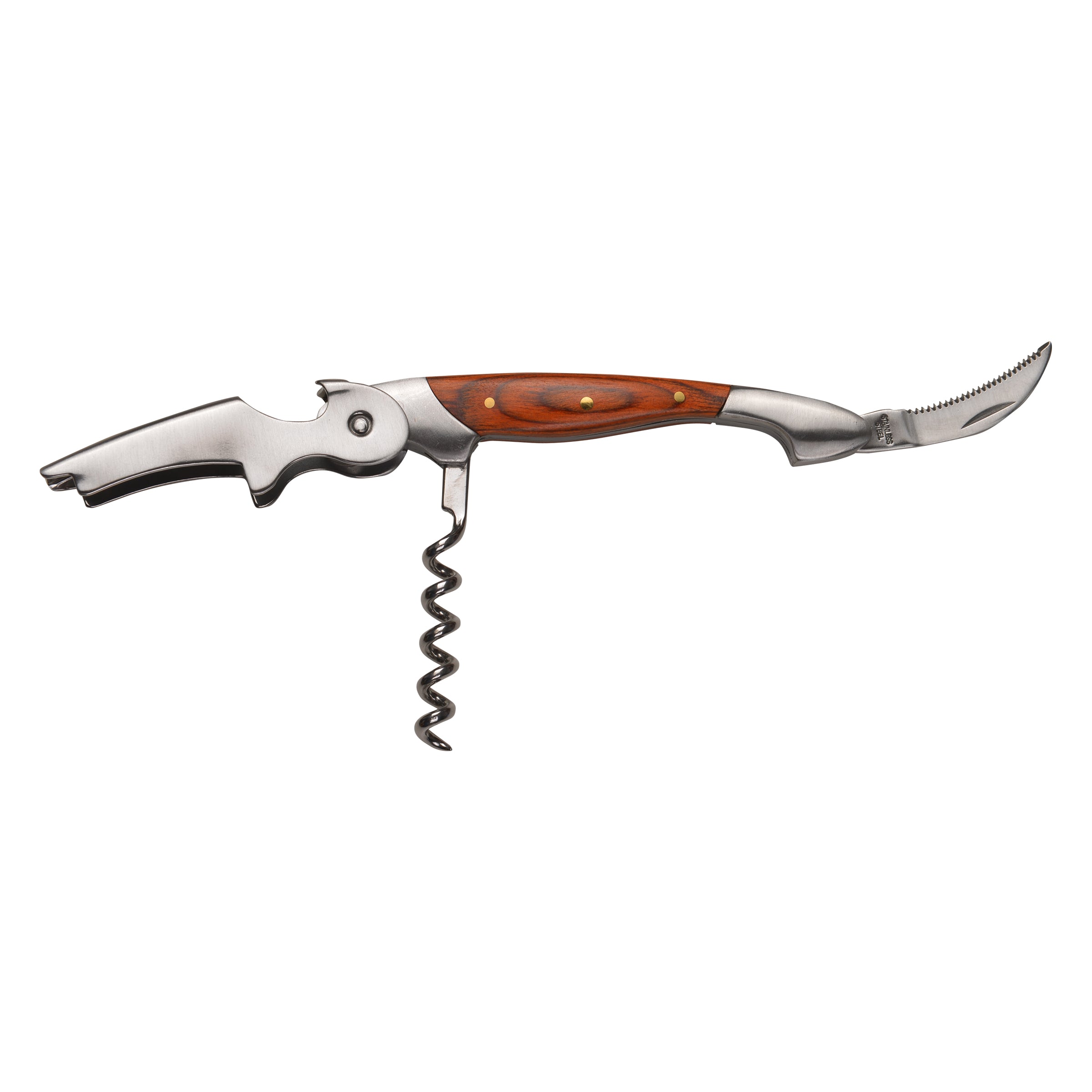 20006PS Crafted Wood Wine Corkscrew