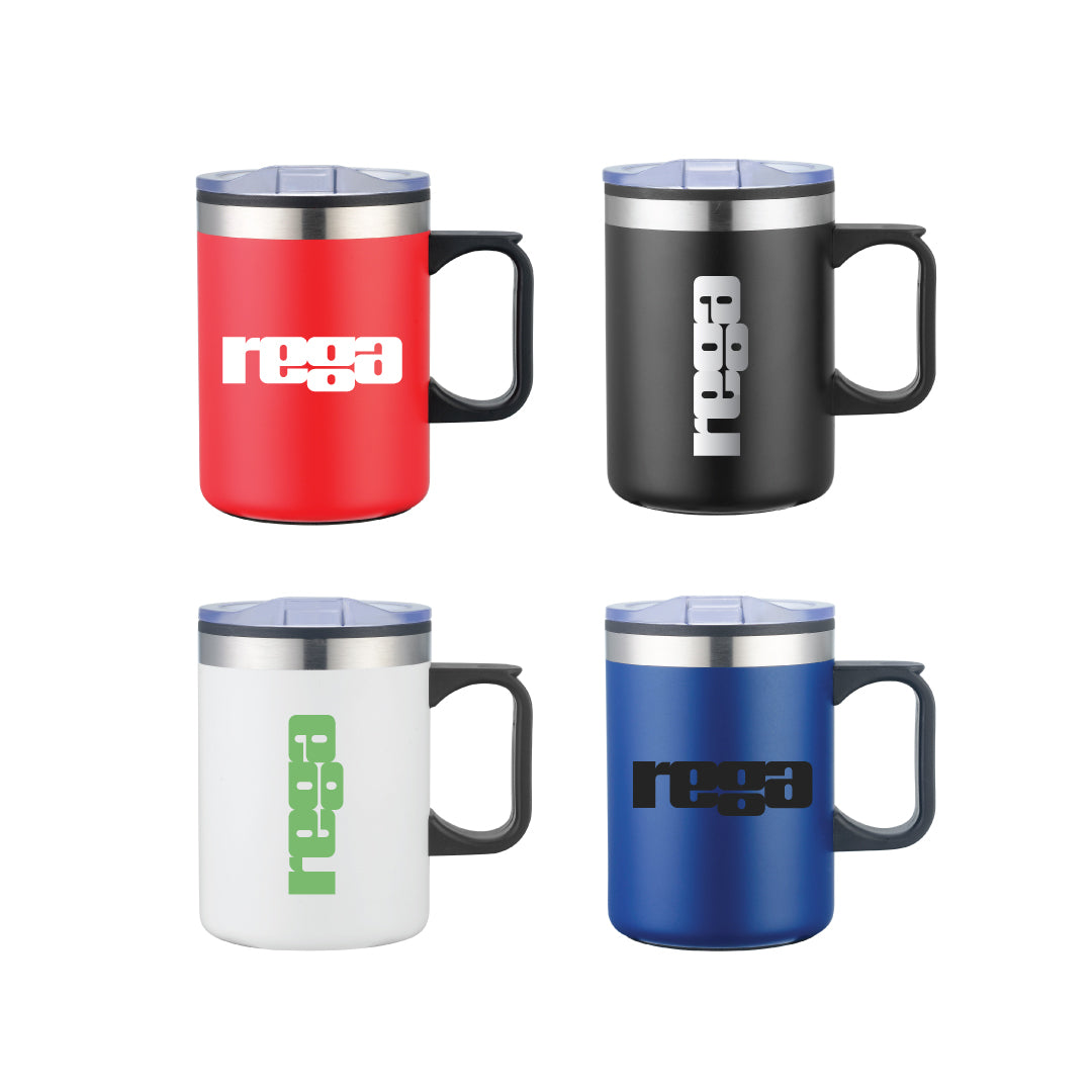 1-612U 14oz Double Wall Camp Mug w/ Handle