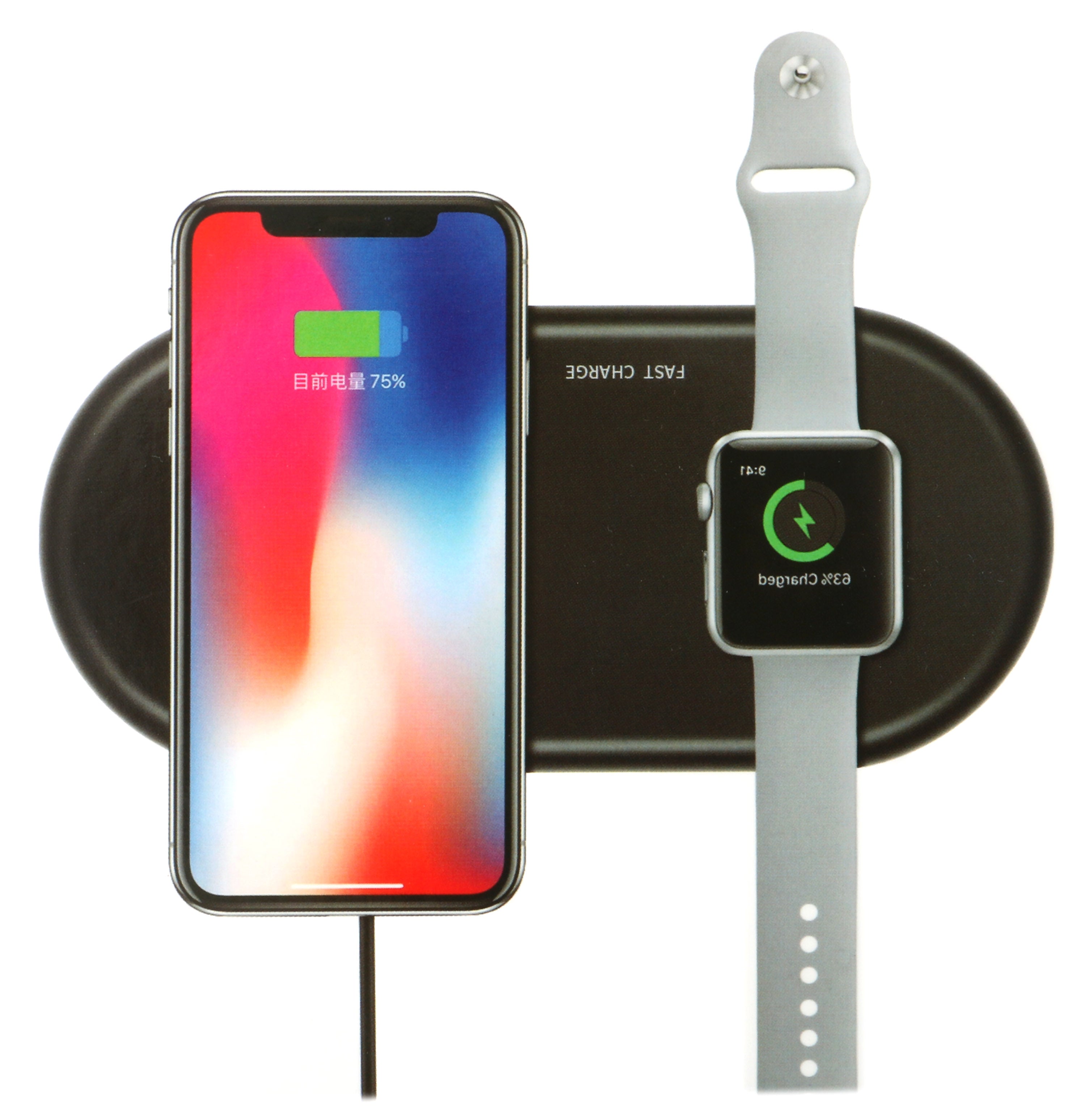 201PS Wireless Charging Pad with Apple Watch Charging Dock