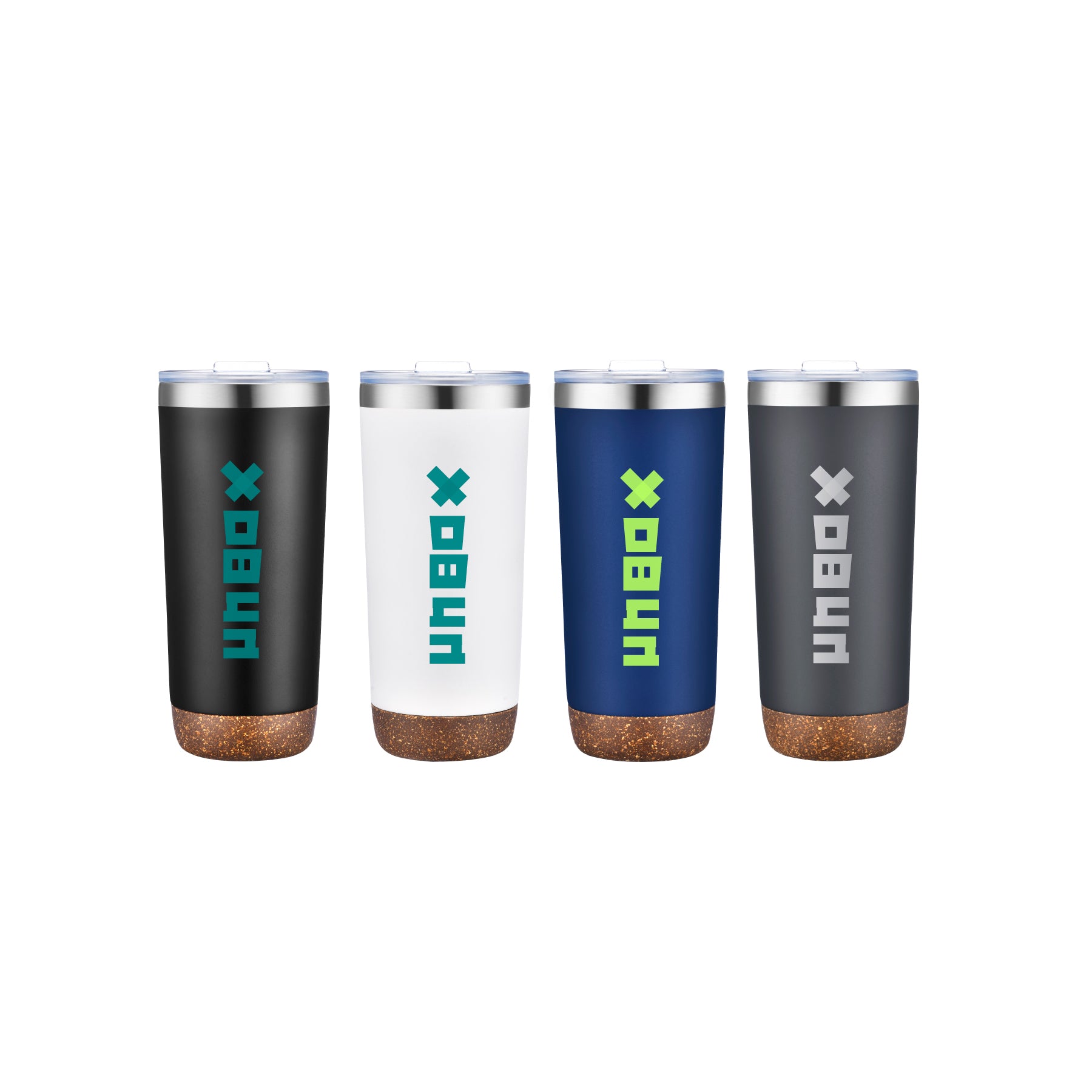 1-235U 22oz Vacuum Tumbler w/ Cork Bottom