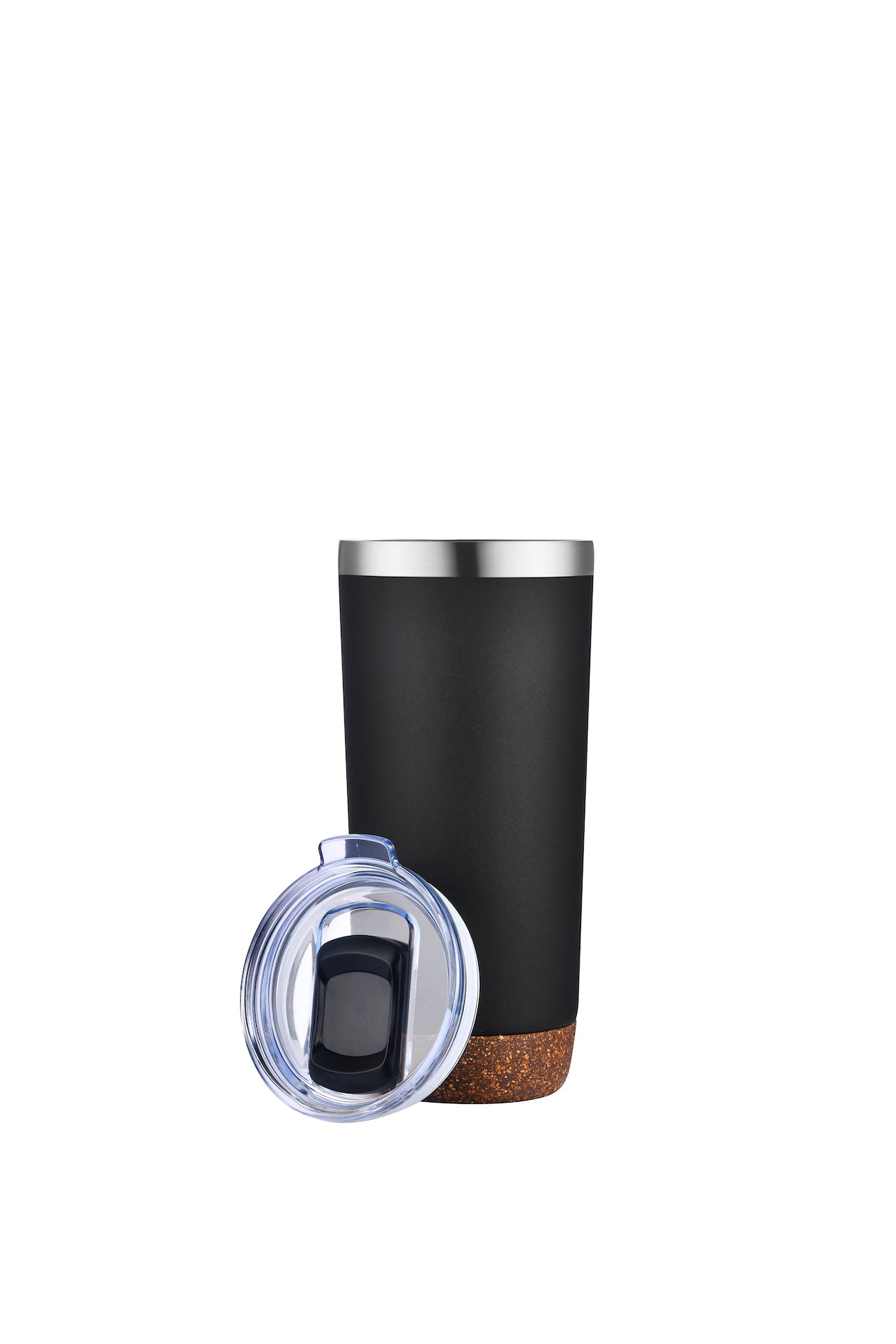 1-235U 22oz Vacuum Tumbler w/ Cork Bottom