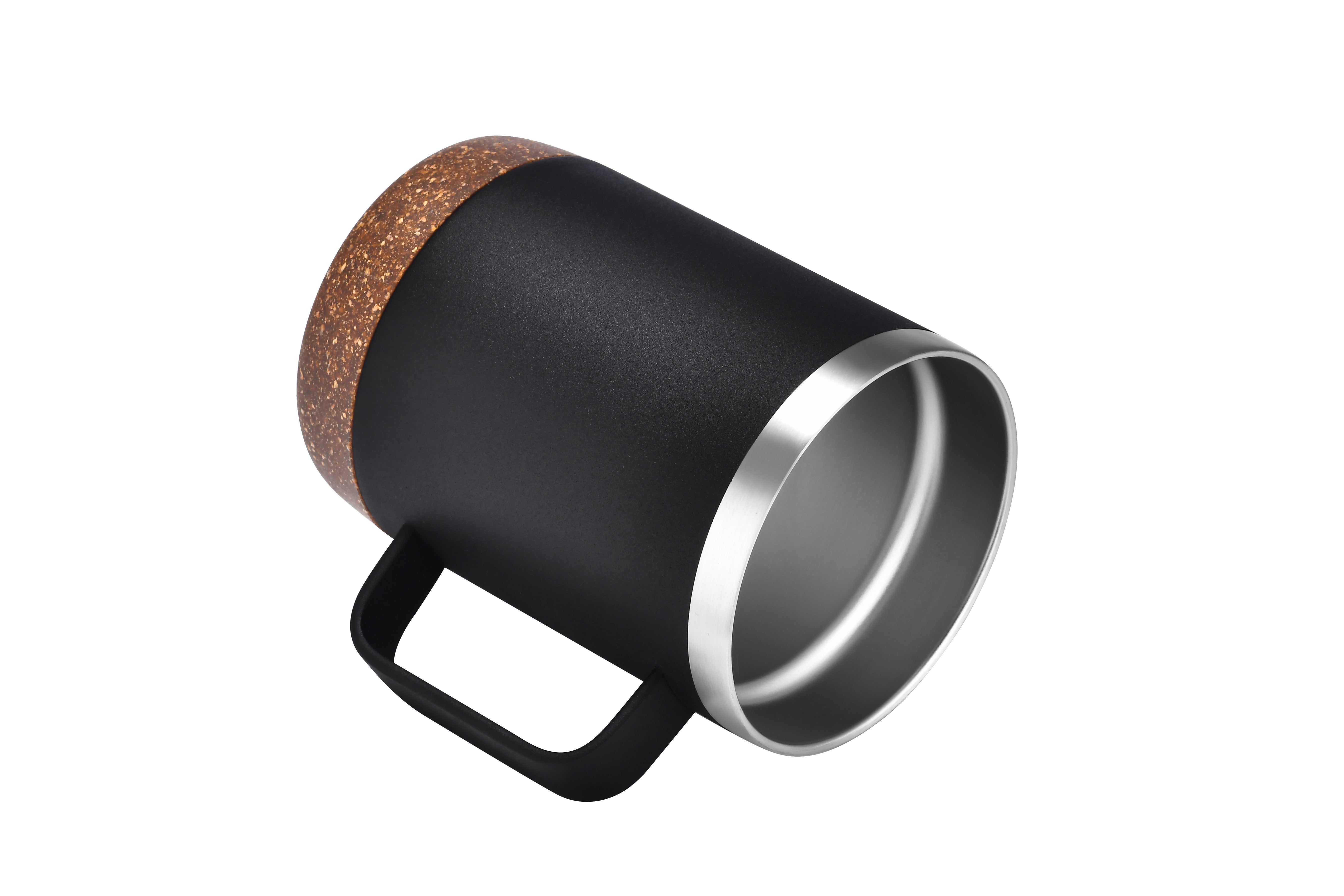 1-222U 12oz Vacuum Mug w/ Cork Bottom