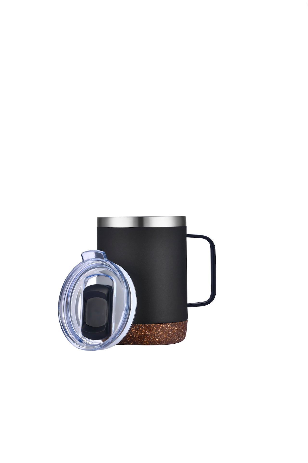 1-222U 12oz Vacuum Mug w/ Cork Bottom