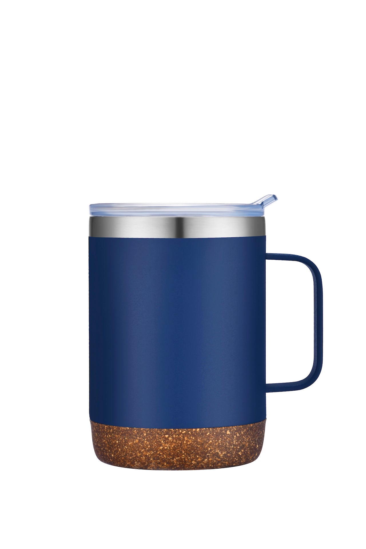 1-222U 12oz Vacuum Mug w/ Cork Bottom