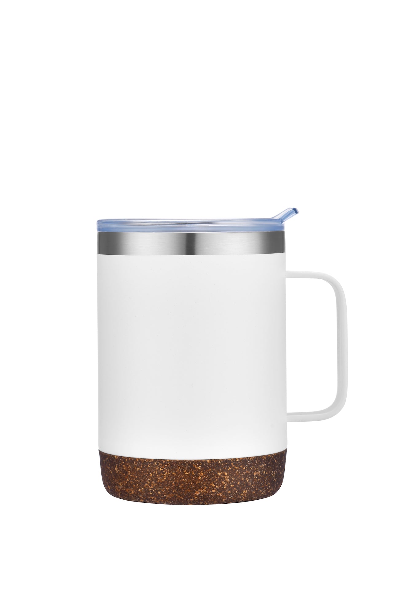 1-222U 12oz Vacuum Mug w/ Cork Bottom