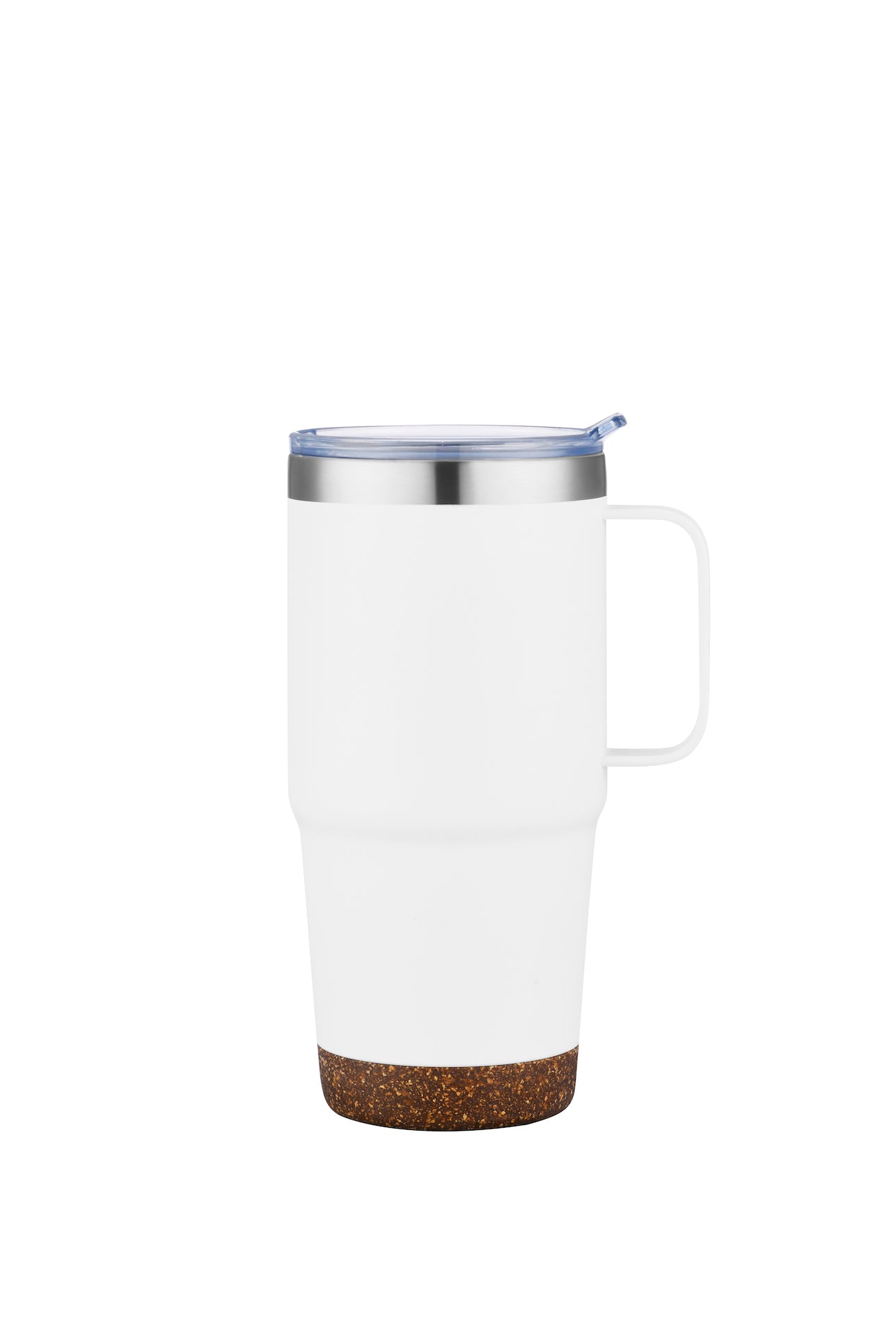 1-888U 24oz Stainless Travel Mug with Cork Bottom