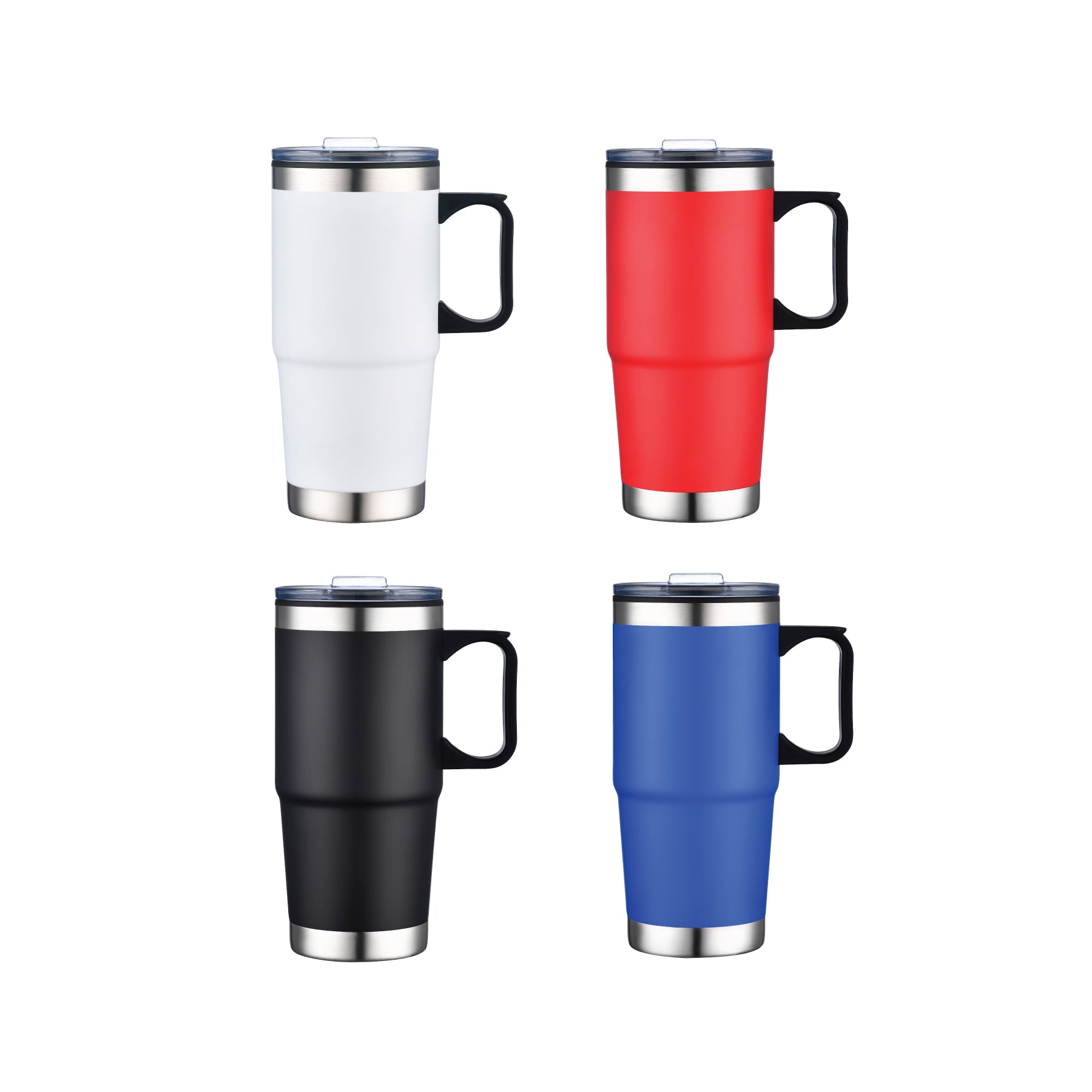1-774U 24oz Stainless Travel Mug w/ Stainless Bottom