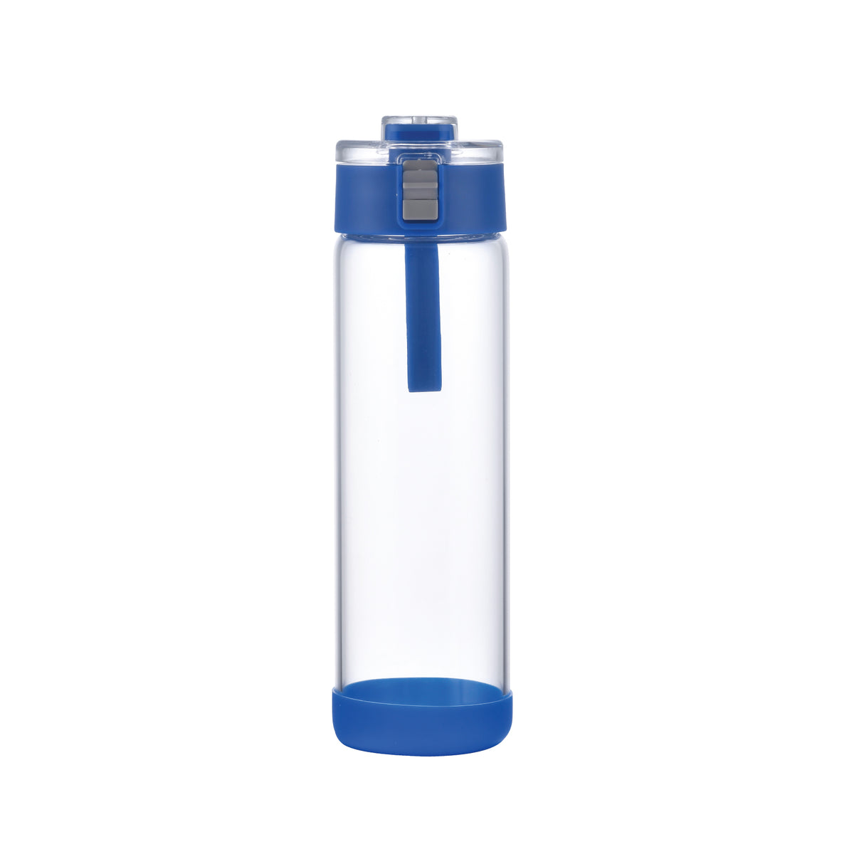 4-121U Vivid 22oz Locking Carry Glass Bottle with Silicone Loop & Protective Base