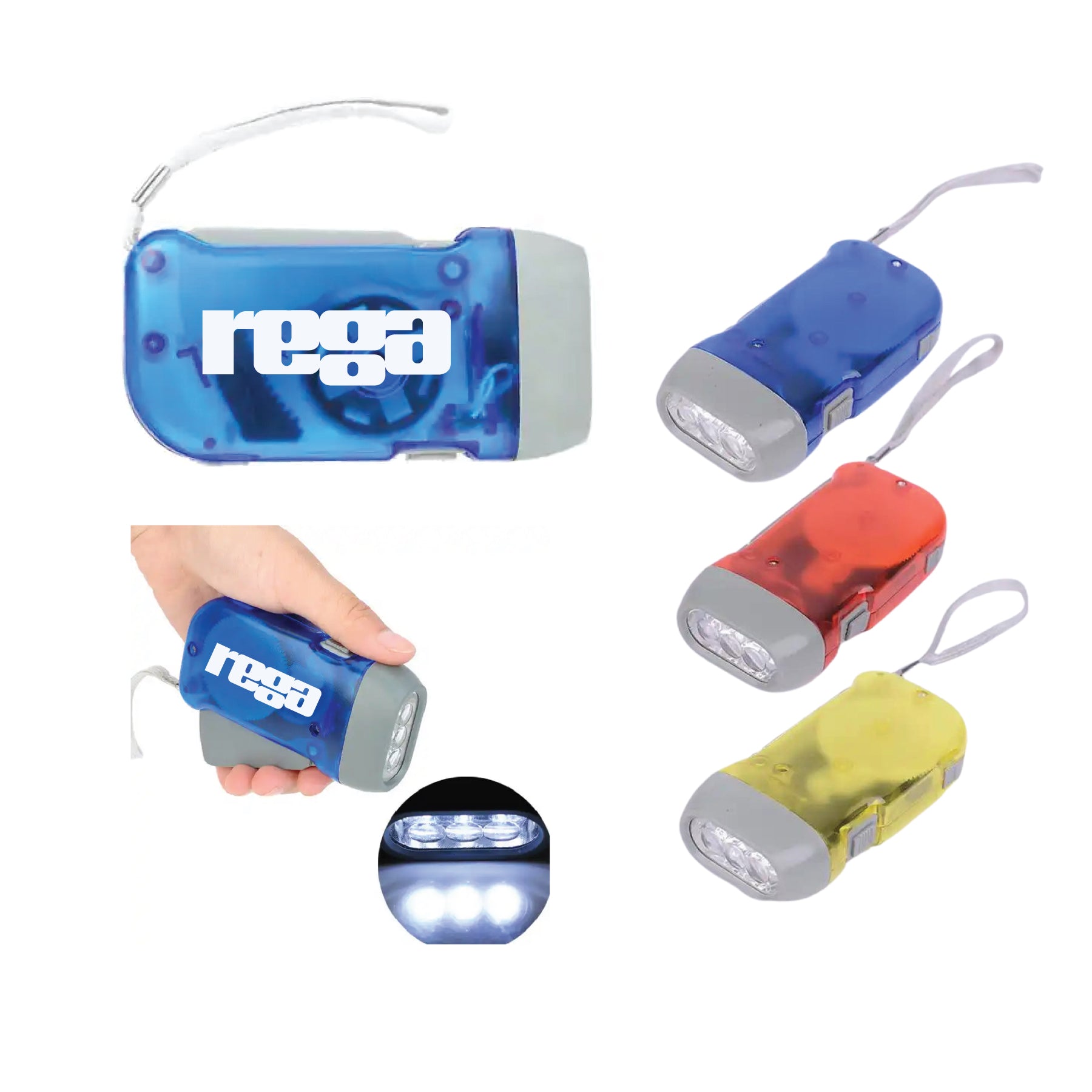 401TN Lume Hand Crank Flashlight