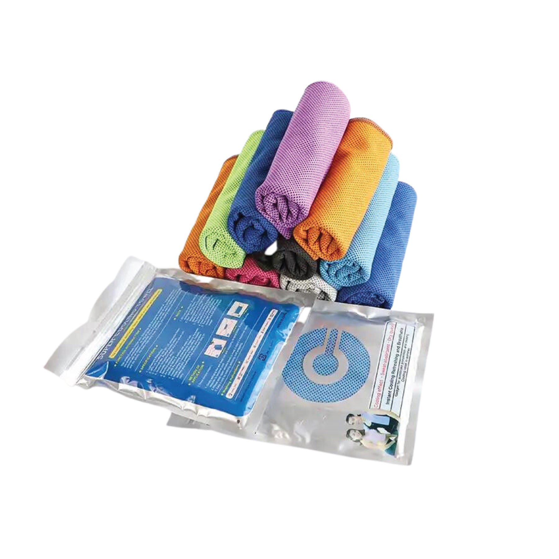453TN Full Color Large Premium Cooling Towel (40"L x 12"W)