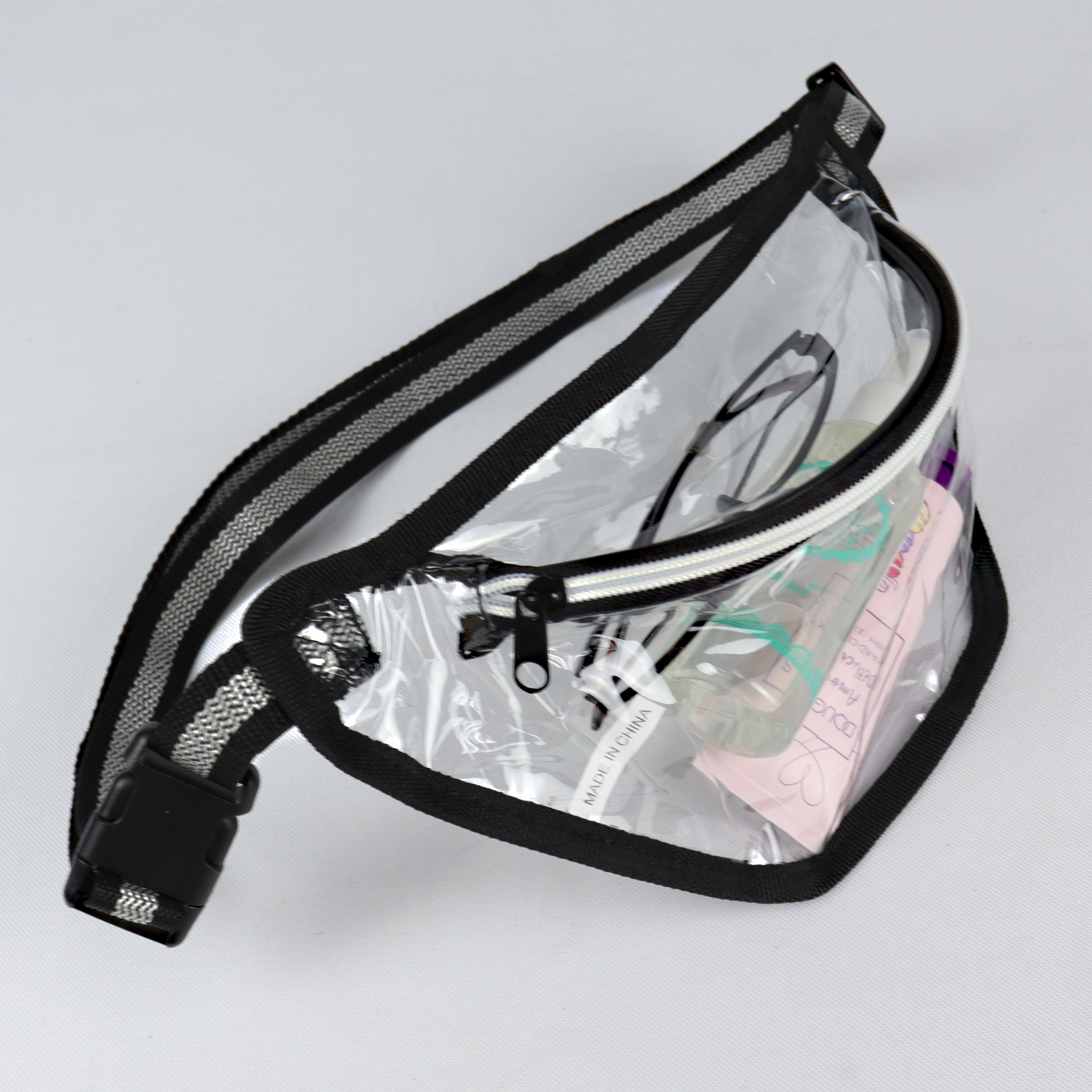 3-160U Clear Waist Bag (12" x 6.5")