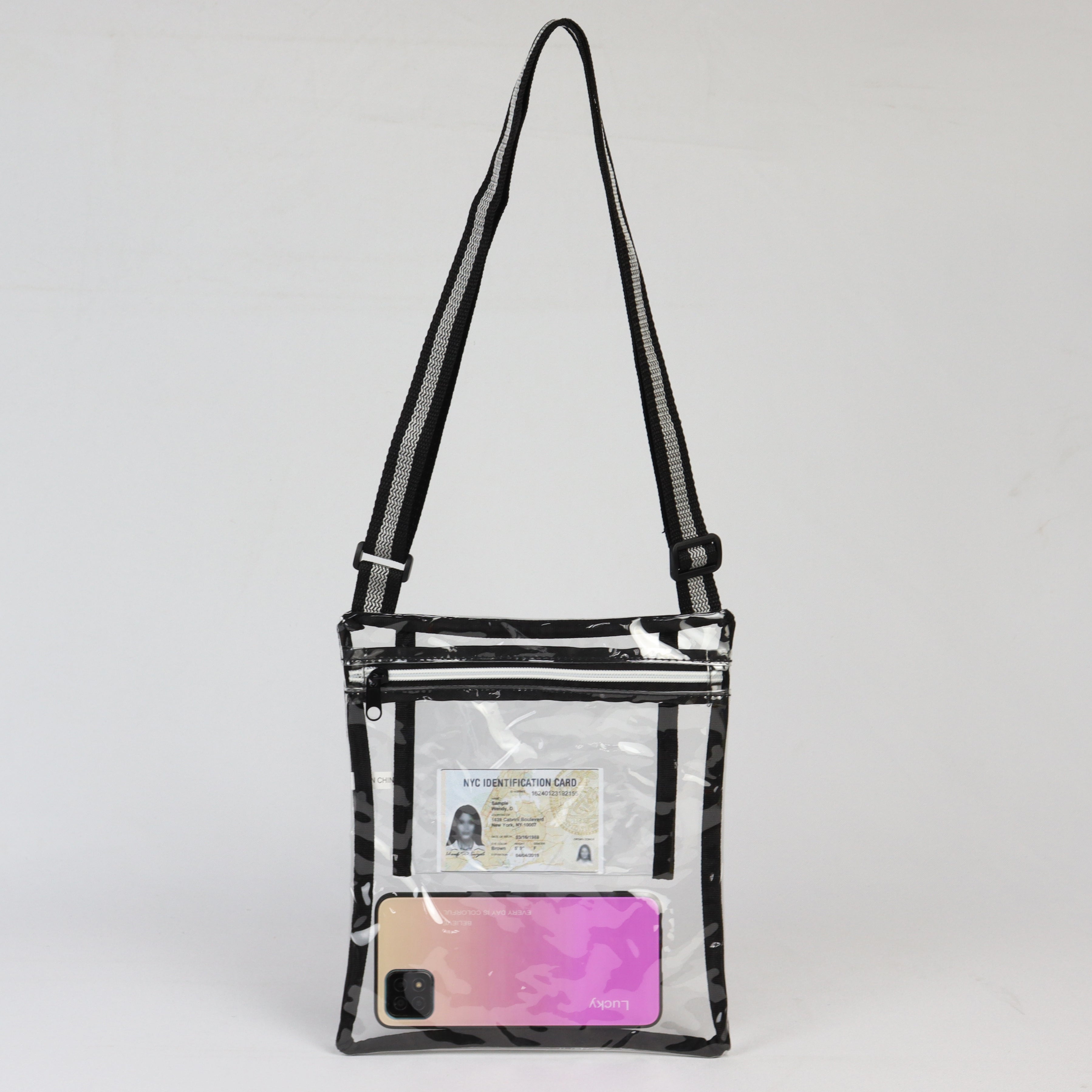 3-909U Clear Satchel Bag (9" x 10")