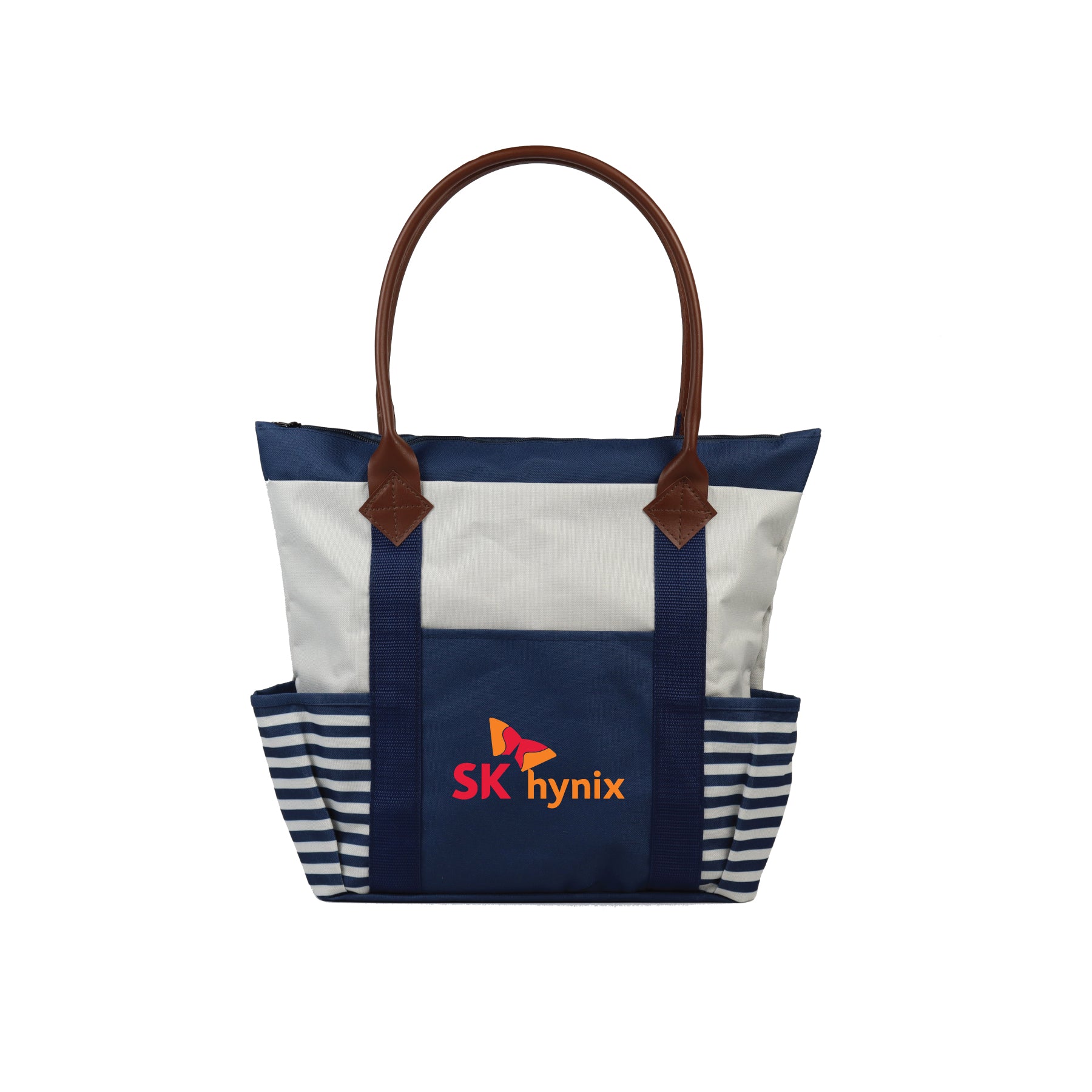3-916U Striped Tote Bag (16.5" x 14")