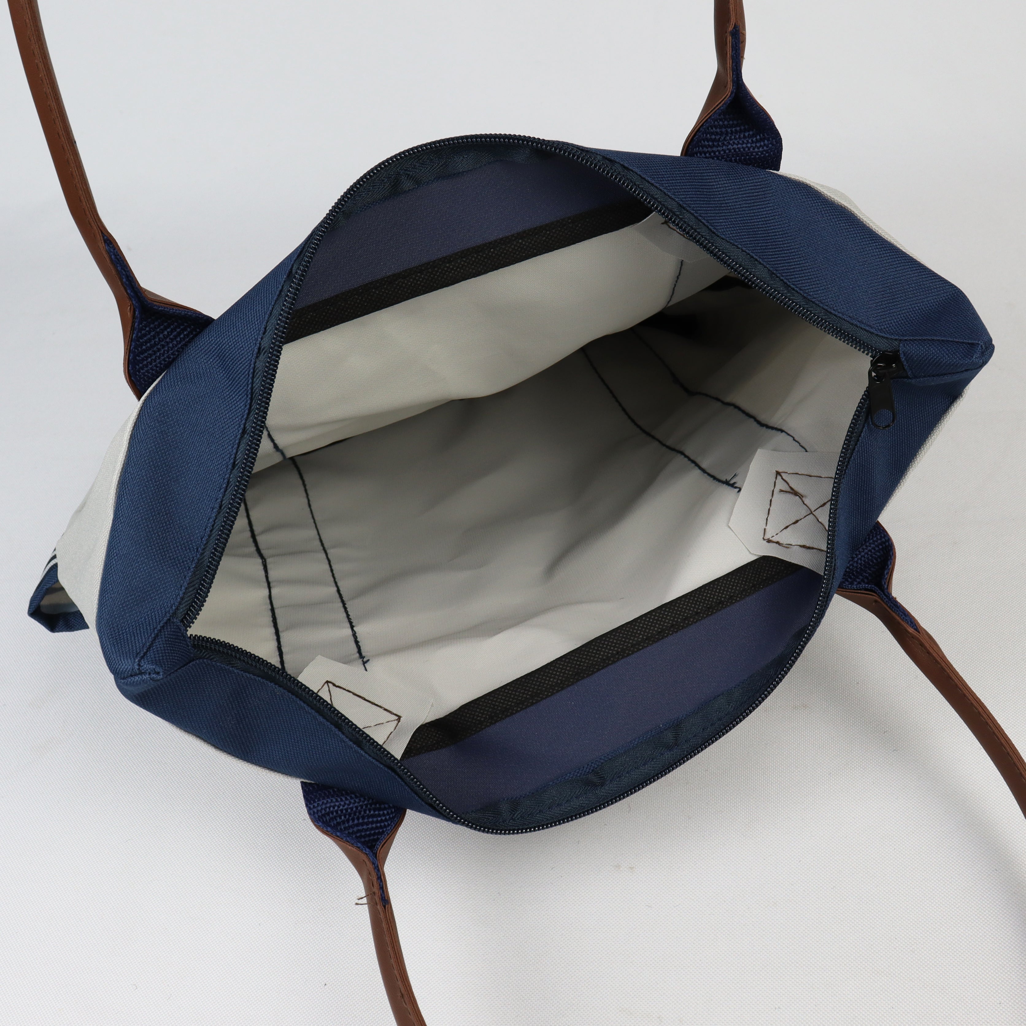 3-916U Striped Tote Bag (16.5" x 14")