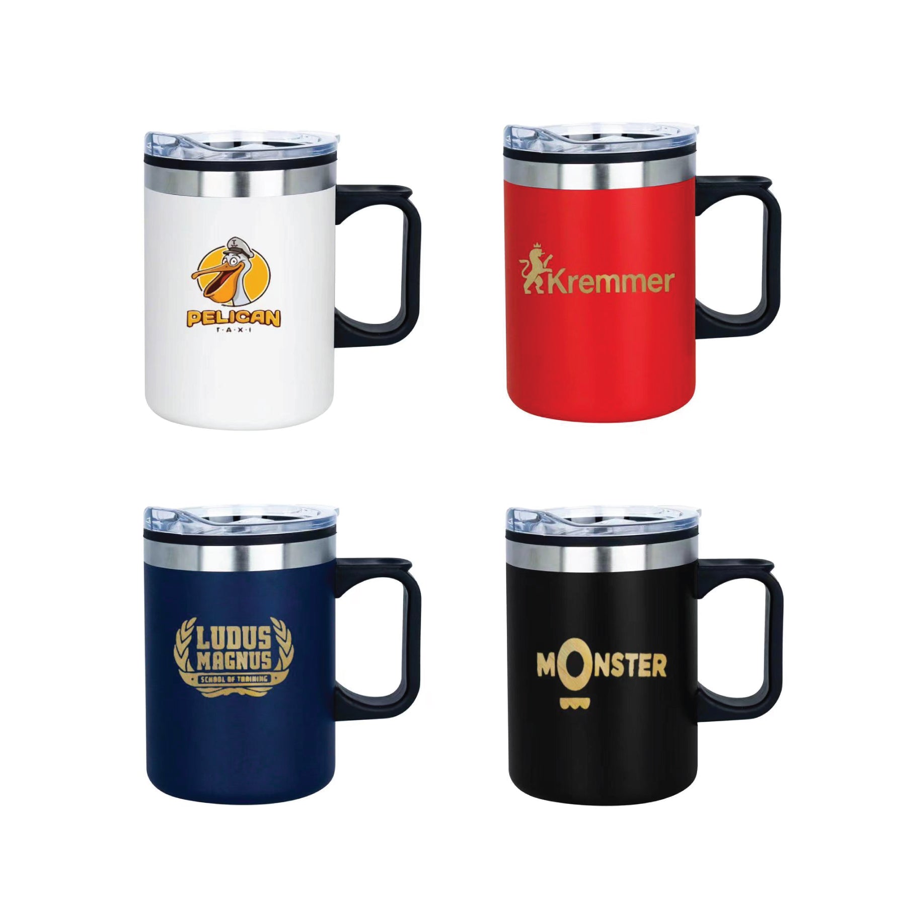 61234SP 14oz Double Wall Camp Mug w/ Handle