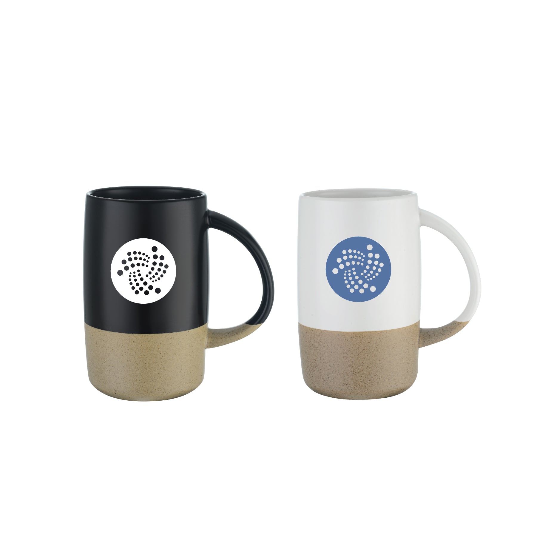 2-787U 17oz Two-tone Vintage Ceramic Mug