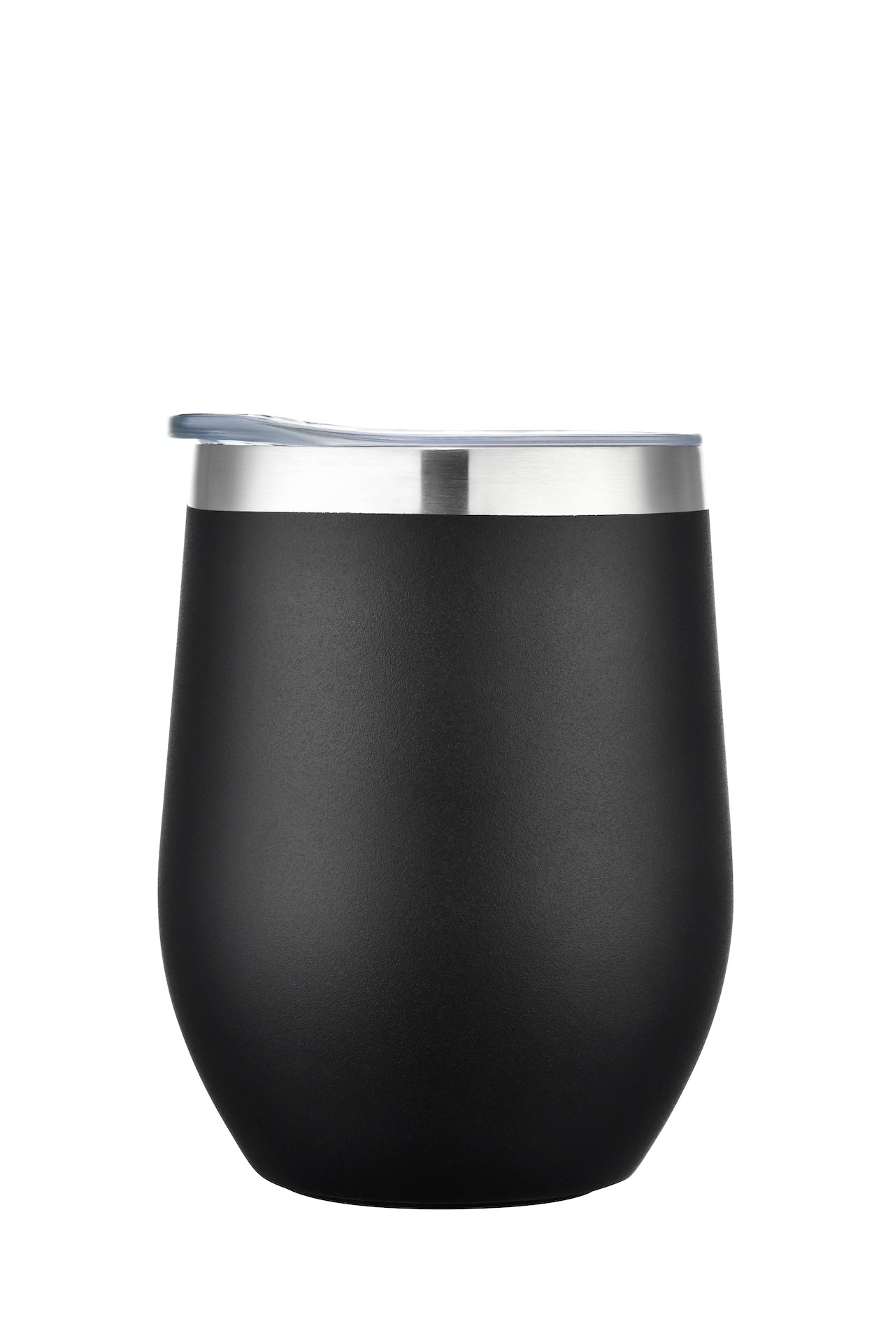1-125U 12oz Powder Coated Stainless Double Wall Vacuum Wine Cup