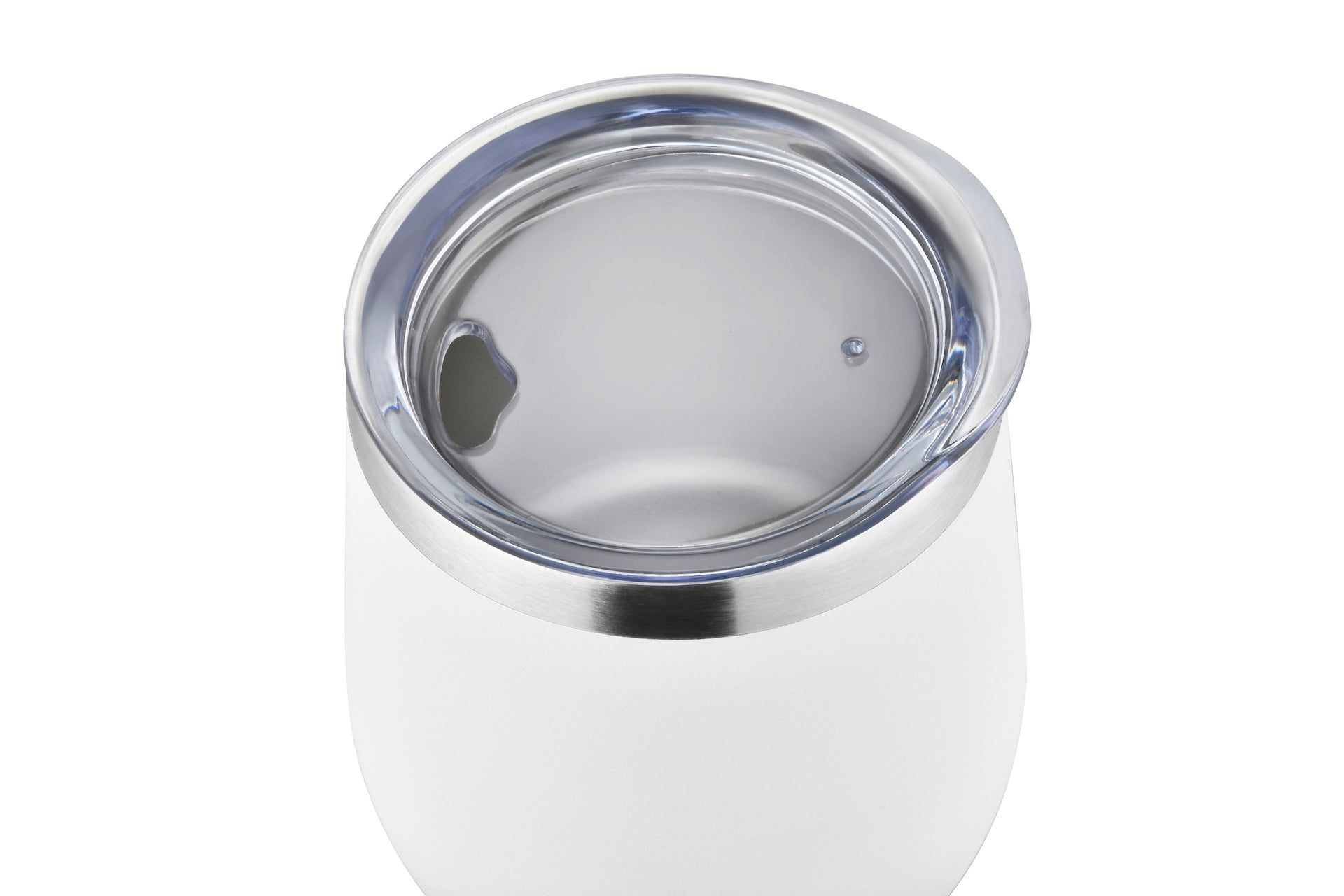 1-125U 12oz Powder Coated Stainless Double Wall Vacuum Wine Cup