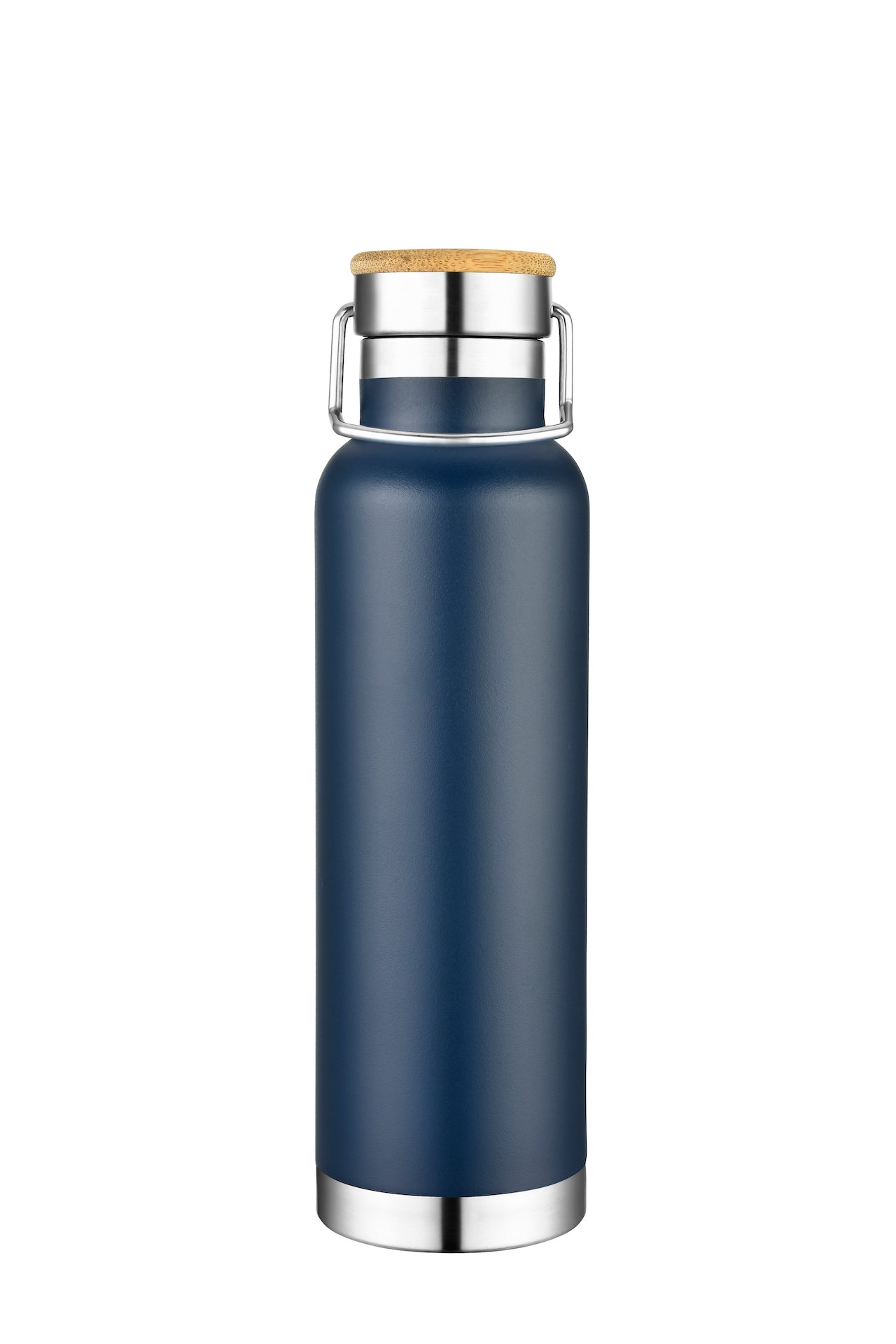 1-931U 22oz Powder Coated Double Wall Stainless Vacuum Bottle