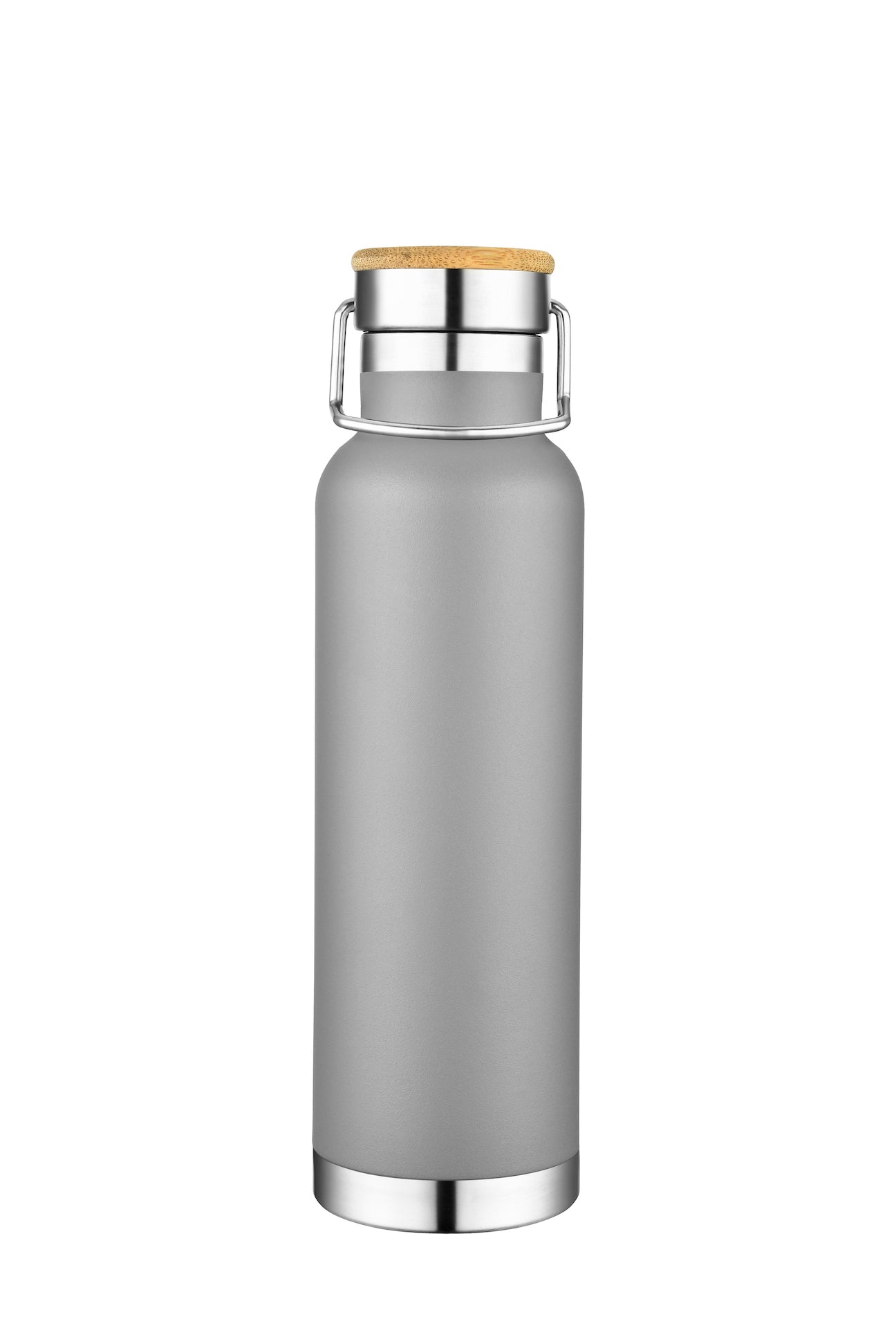 1-931U 22oz Powder Coated Double Wall Stainless Vacuum Bottle