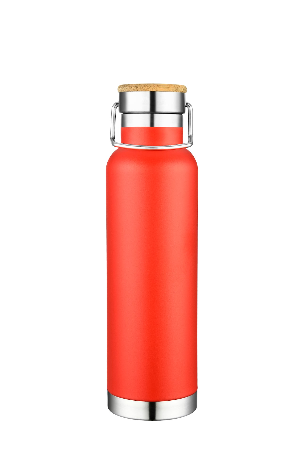 1-931U 22oz Powder Coated Double Wall Stainless Vacuum Bottle