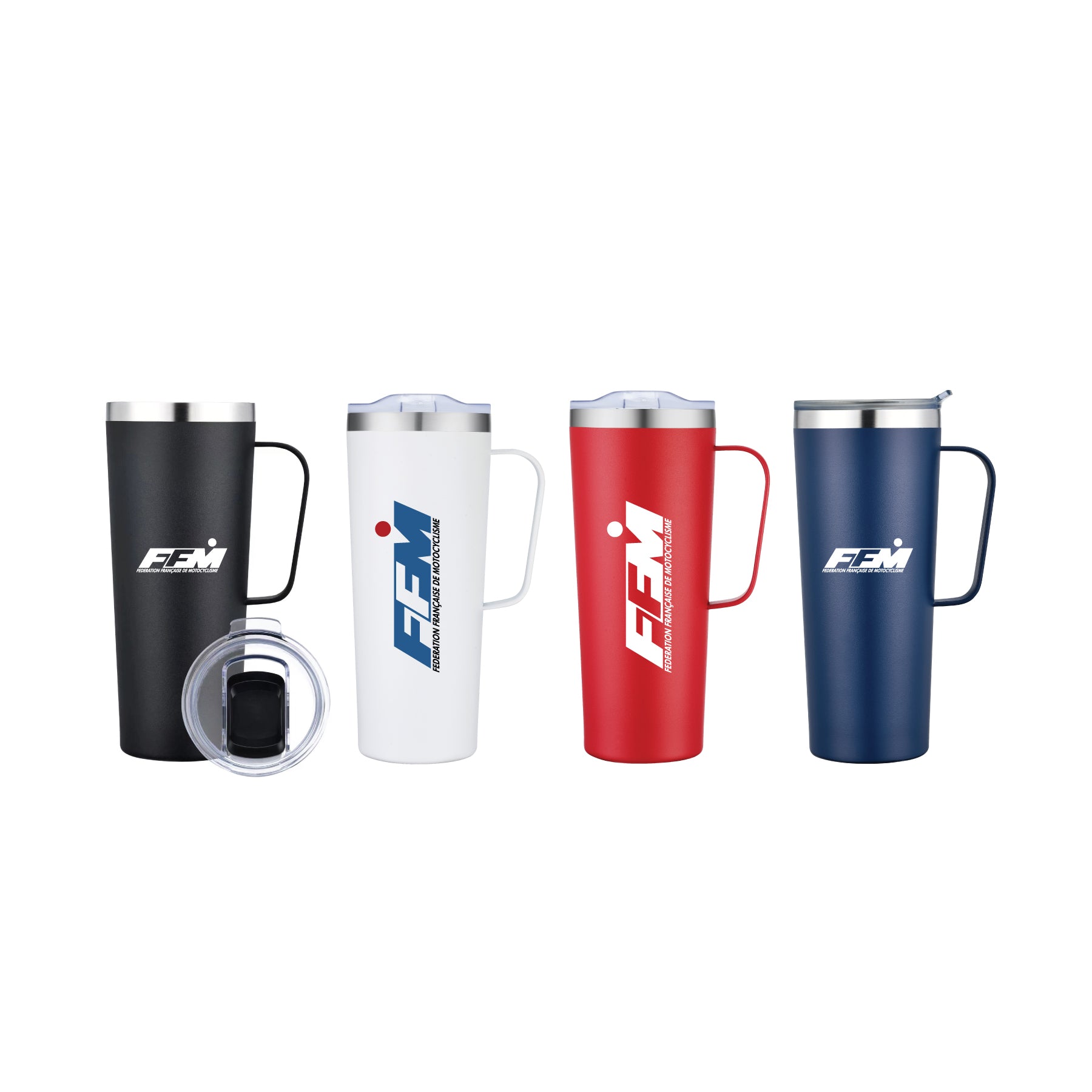 1-923U 28oz Double Wall Vacuum Camp Mug w/ Handle