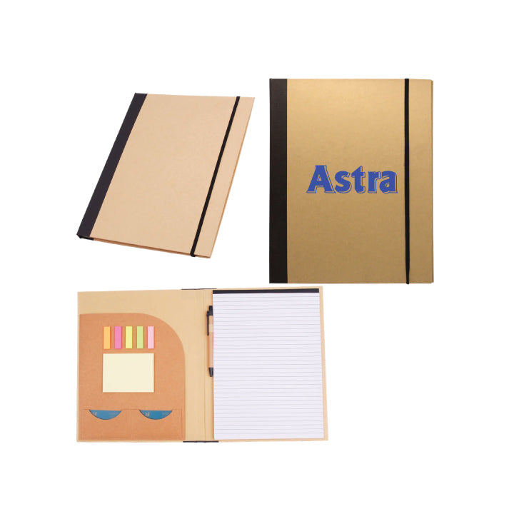 KH2006PS Eco-friendly Notepad with Assorted Sticky Notes (Letter)