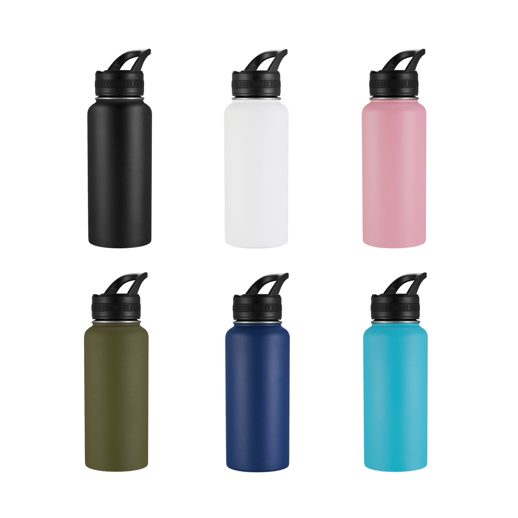 MC321 32oz Everyday Carry Stainless Vacuum Bottle with Flip Straw and Handle