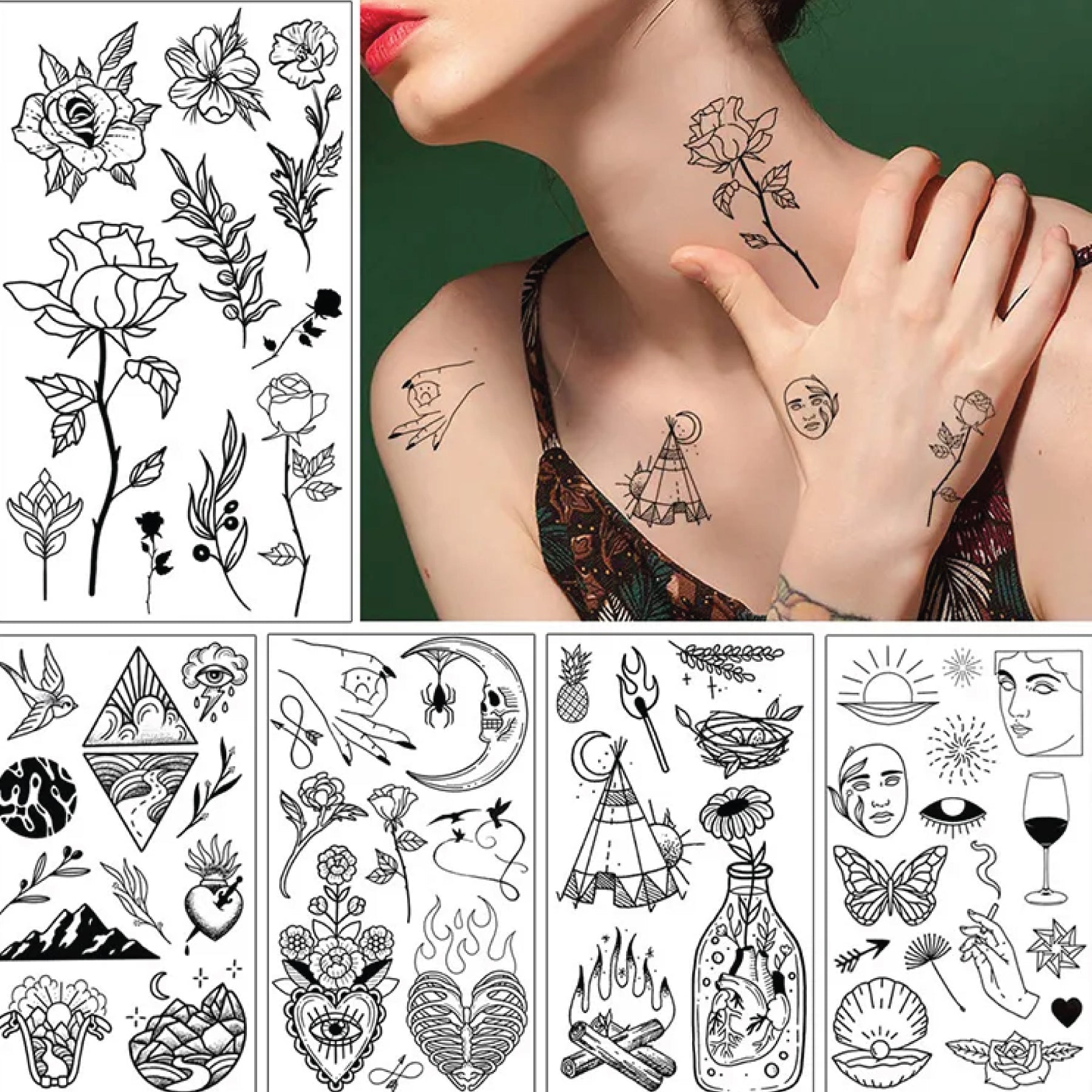 001TN Temporary Tattoos