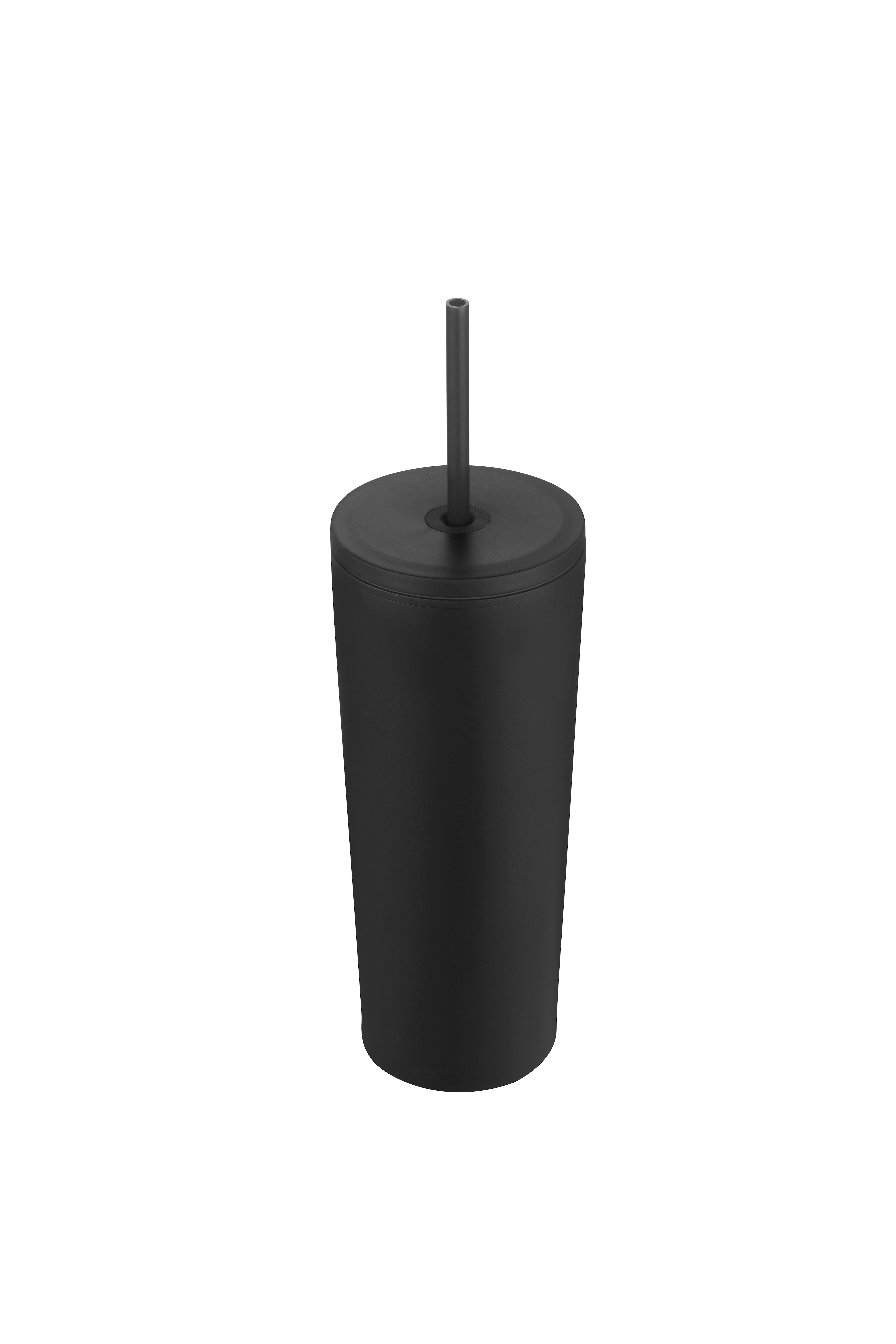 1-100U Cafe 24oz Tumbler with Leakproof Lid and Straw
