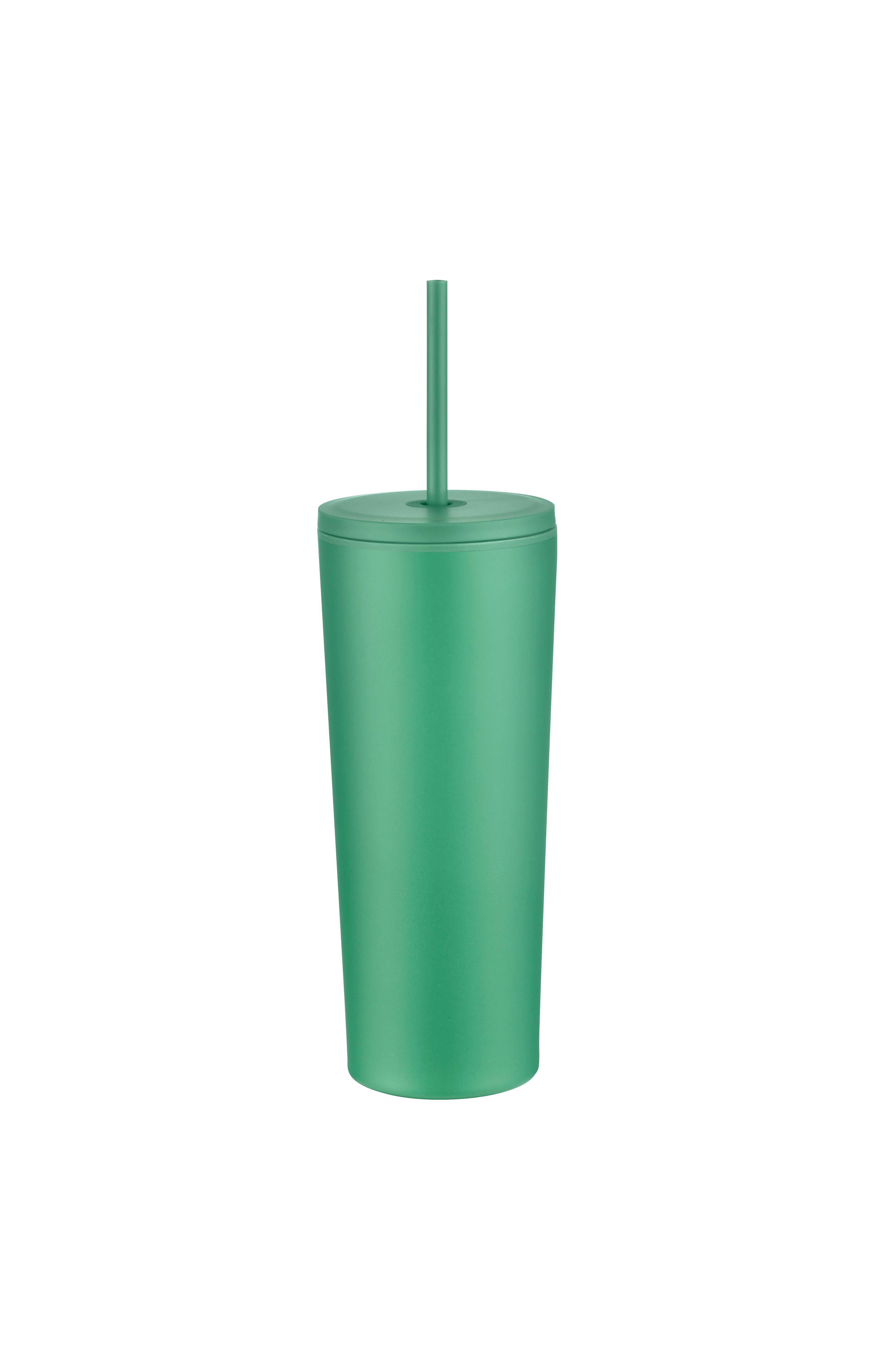 1-100U Cafe 24oz Tumbler with Leakproof Lid and Straw