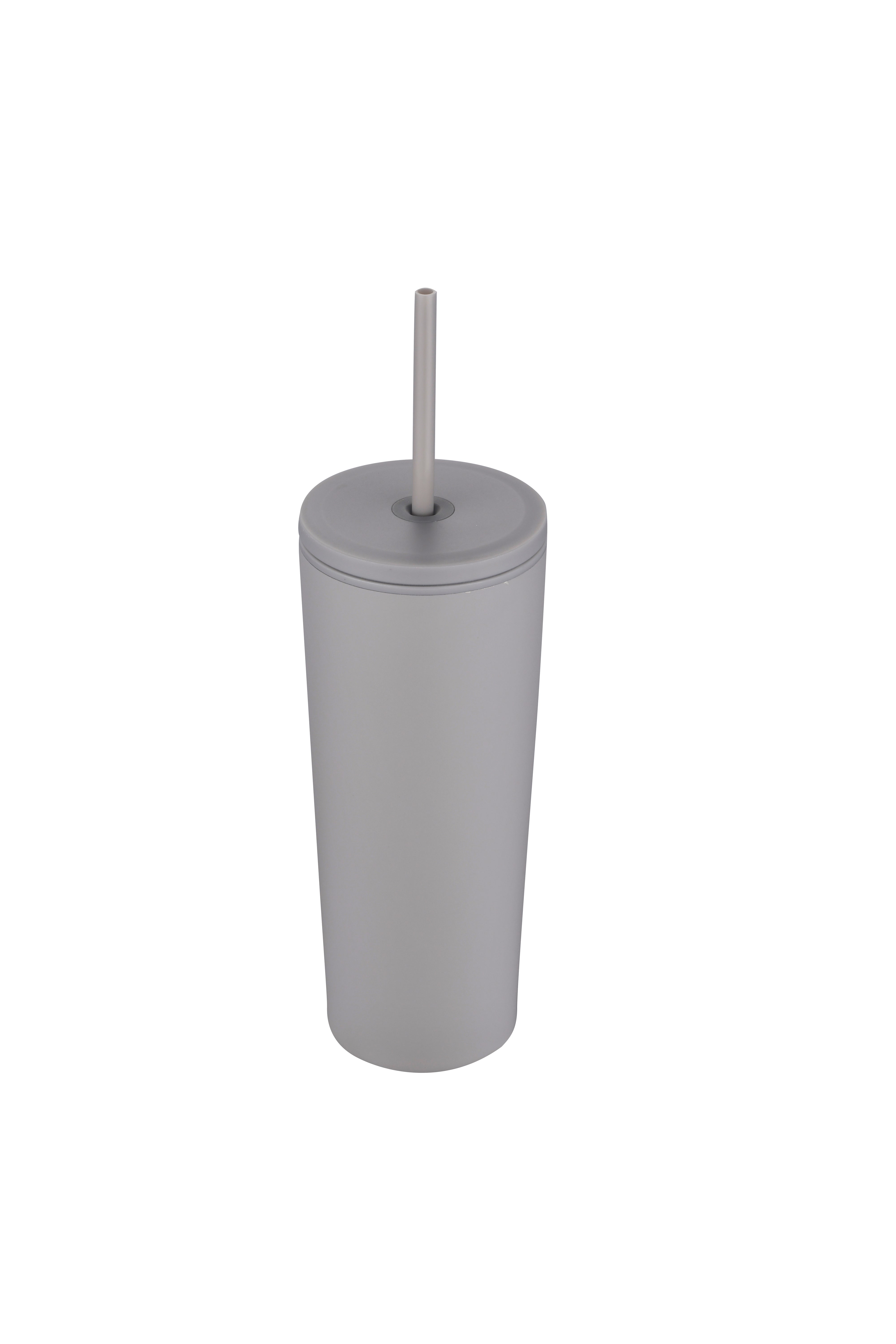 1-100U Cafe 24oz Tumbler with Leakproof Lid and Straw
